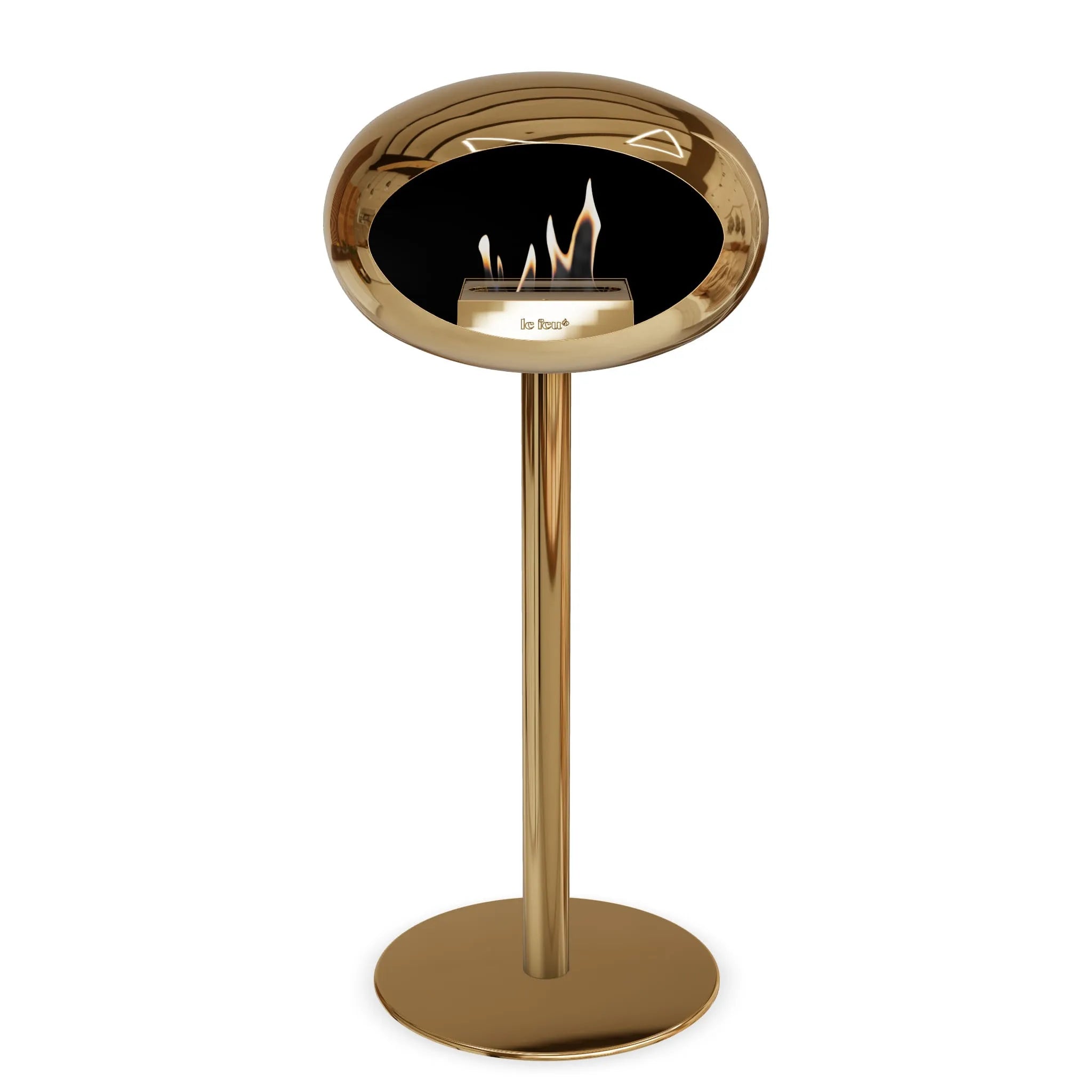  Le Feu Steel High Dome <br>Chromed Rose Gold Nüline Distribution Fireplaces art-noise.myshopify.com le-feu-steel-high-dome-br-chromed-rose-gold
