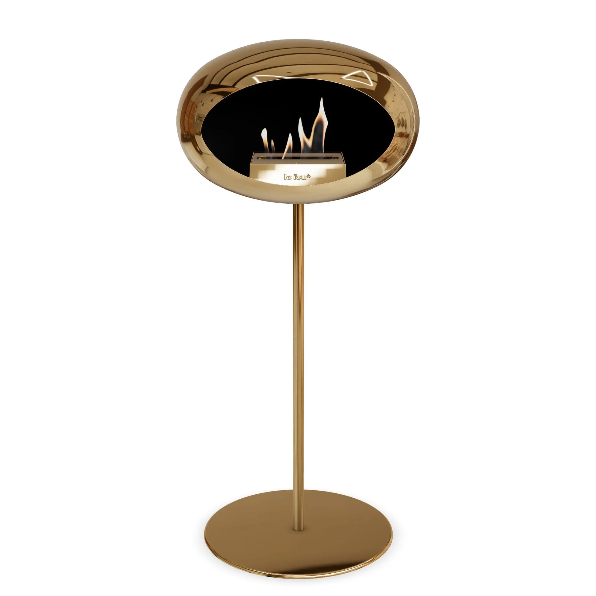  Le Feu Steel High Dome <br>Chromed Rose Gold Nüline Distribution Fireplaces art-noise.myshopify.com le-feu-steel-high-dome-br-chromed-rose-gold