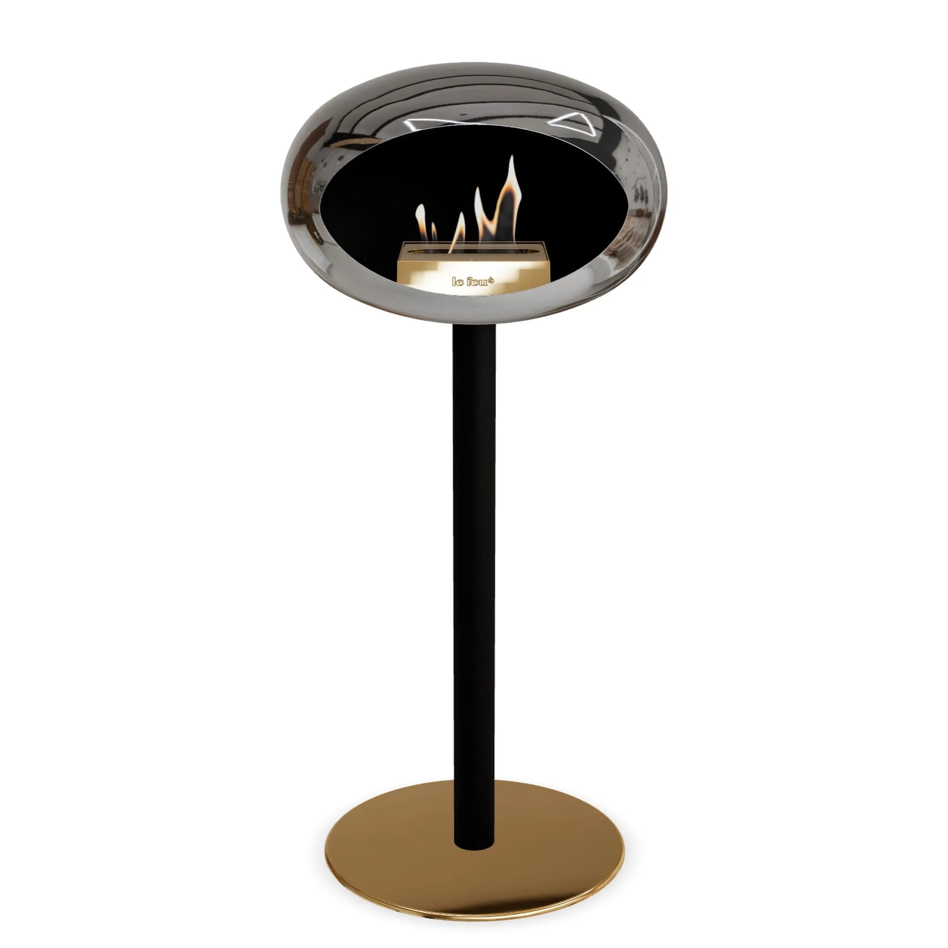  Le Feu Steel High Dome <br>Chromed Silver Nüline Distribution Fireplaces art-noise.myshopify.com le-feu-steel-high-dome-br-chromed-silver