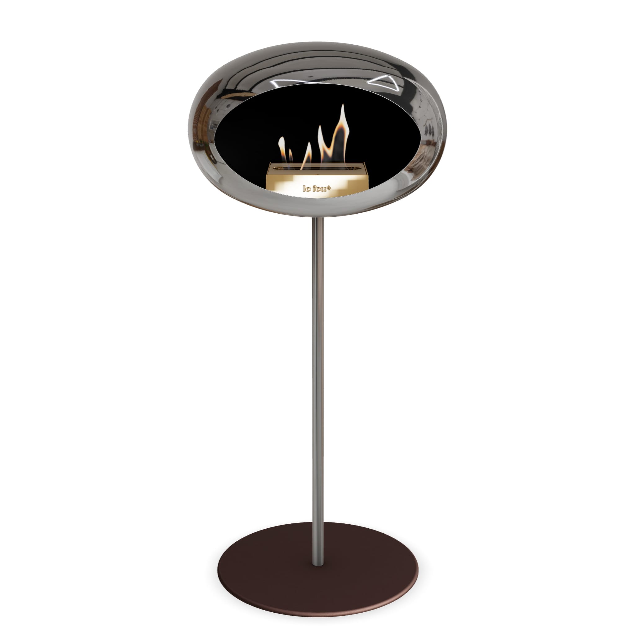 Le Feu Steel High Dome <br>Chromed Silver
