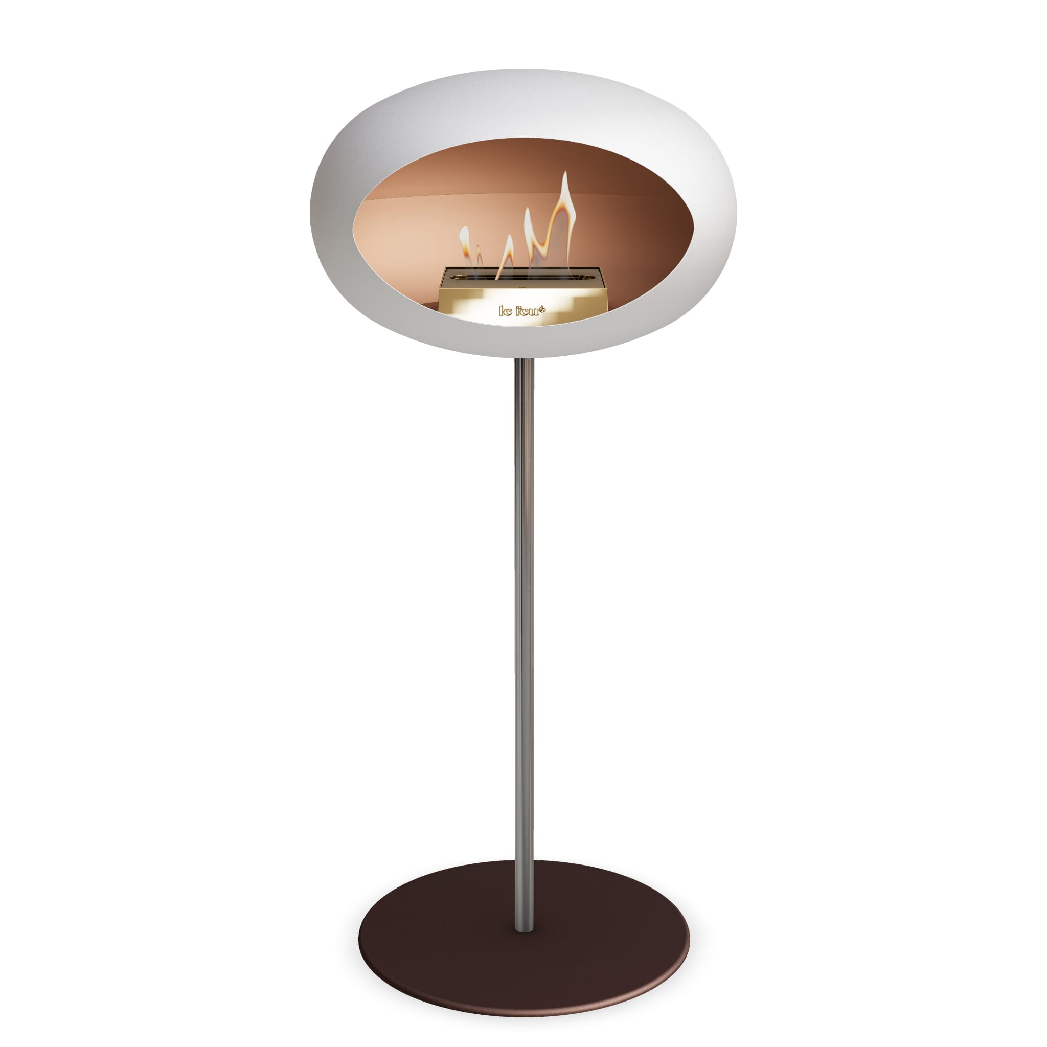 Le Feu Steel High Dome <br>White
