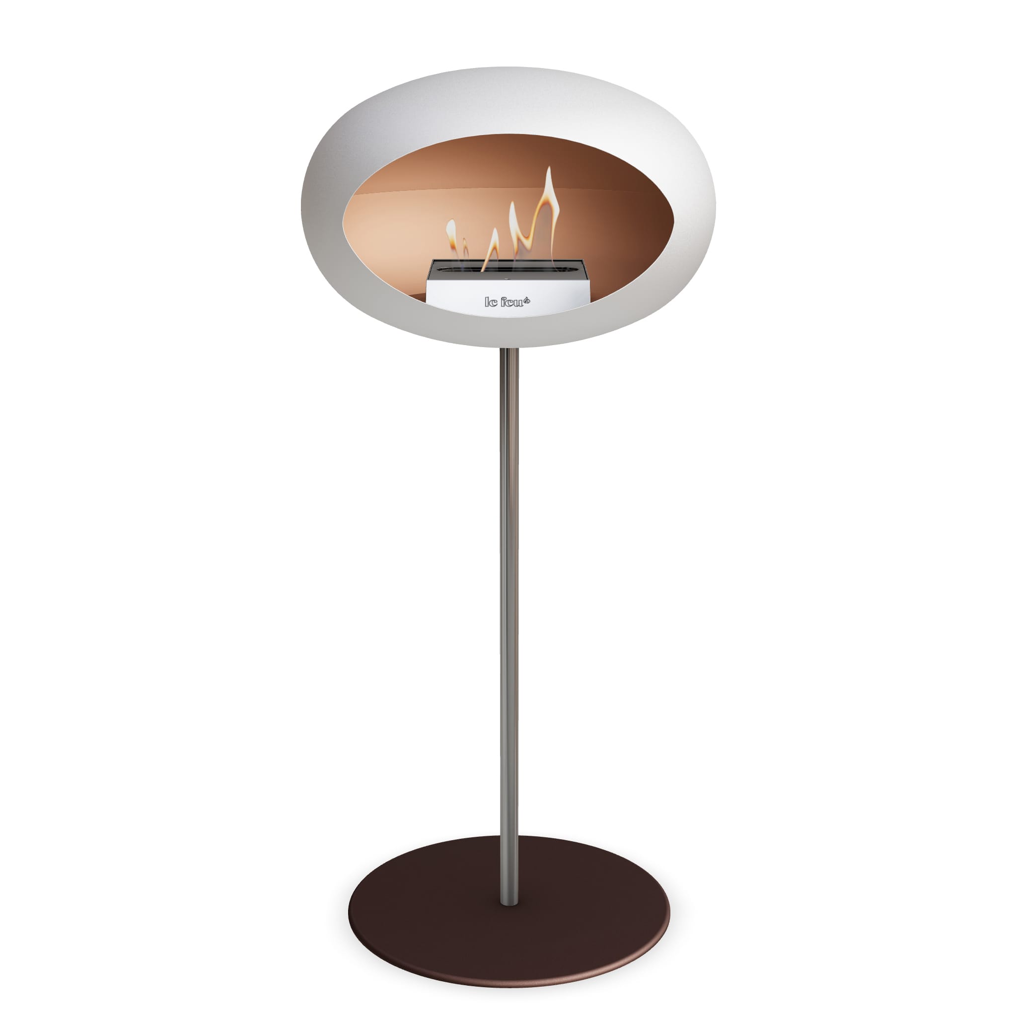 Le Feu Steel High Dome <br>White