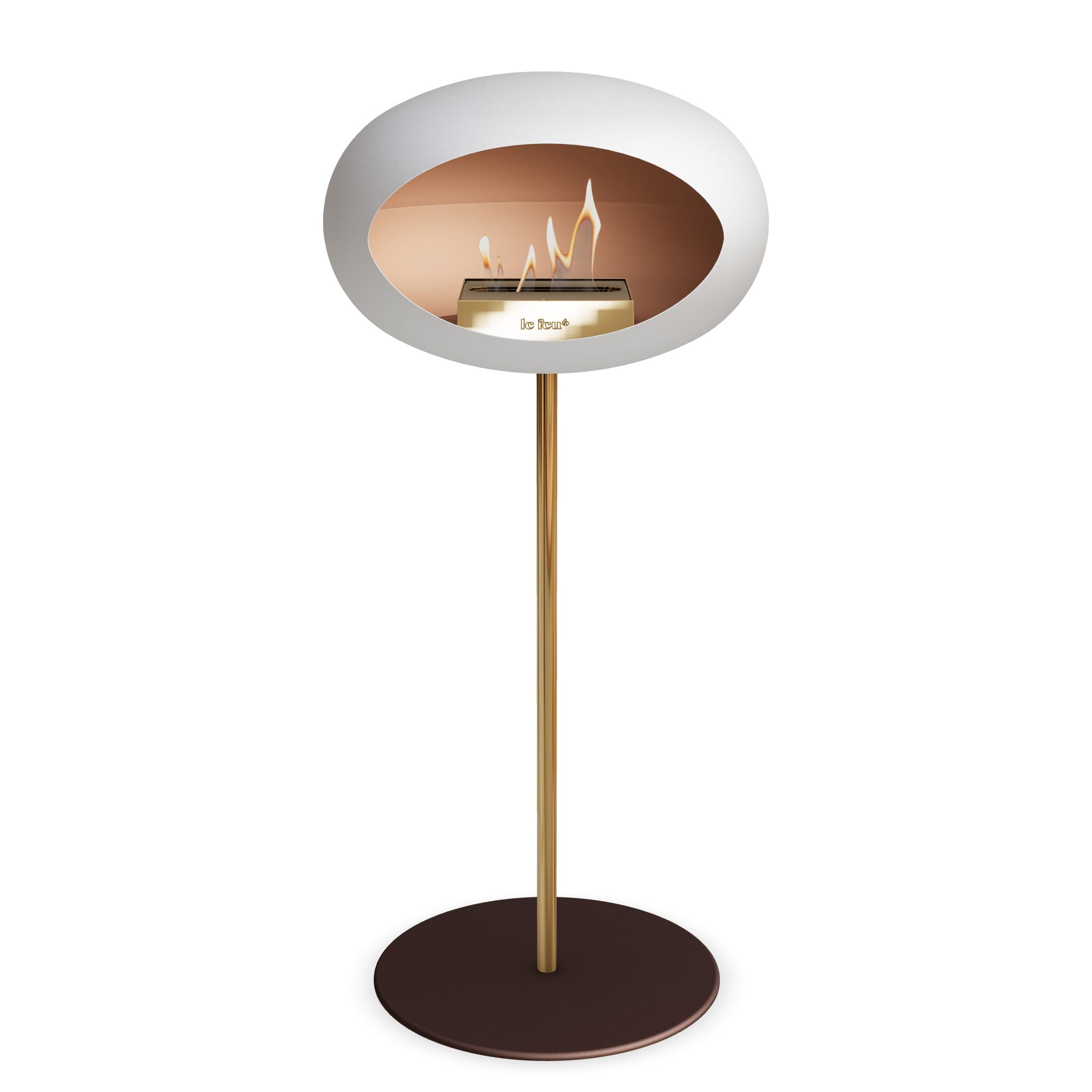 Le Feu Steel High Dome <br>White