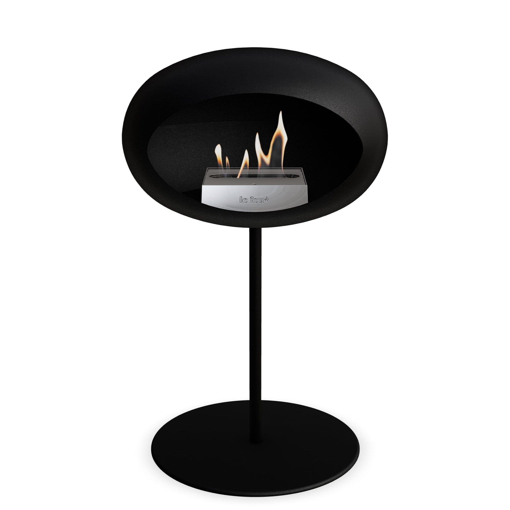 Le Feu Steel Low Dome <br>Black Nüline Distribution Fireplaces art-noise.myshopify.com le-feu-steel-low-dome-br-black