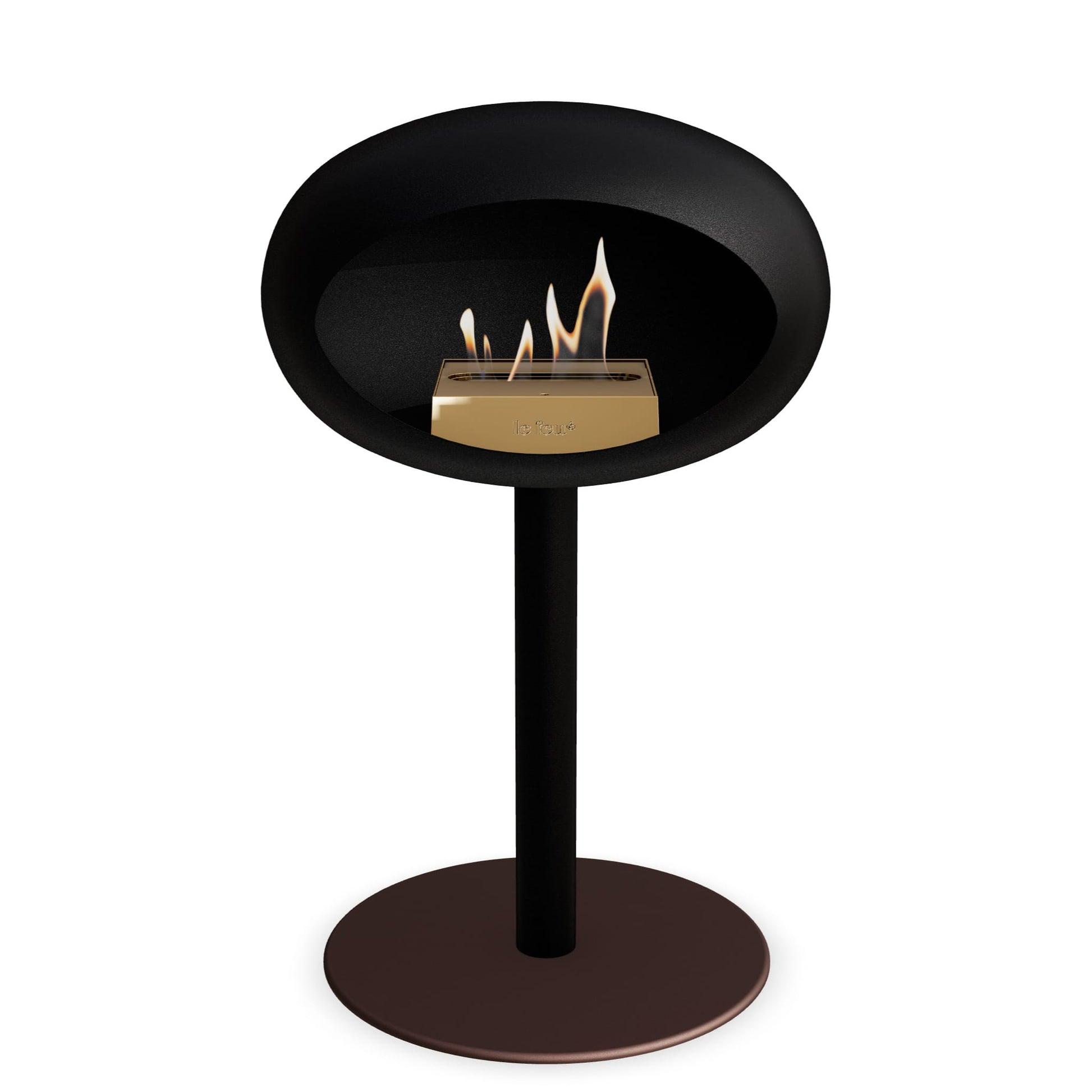 Le Feu Steel Low Dome <br>Black Nüline Distribution Fireplaces art-noise.myshopify.com le-feu-steel-low-dome-br-black