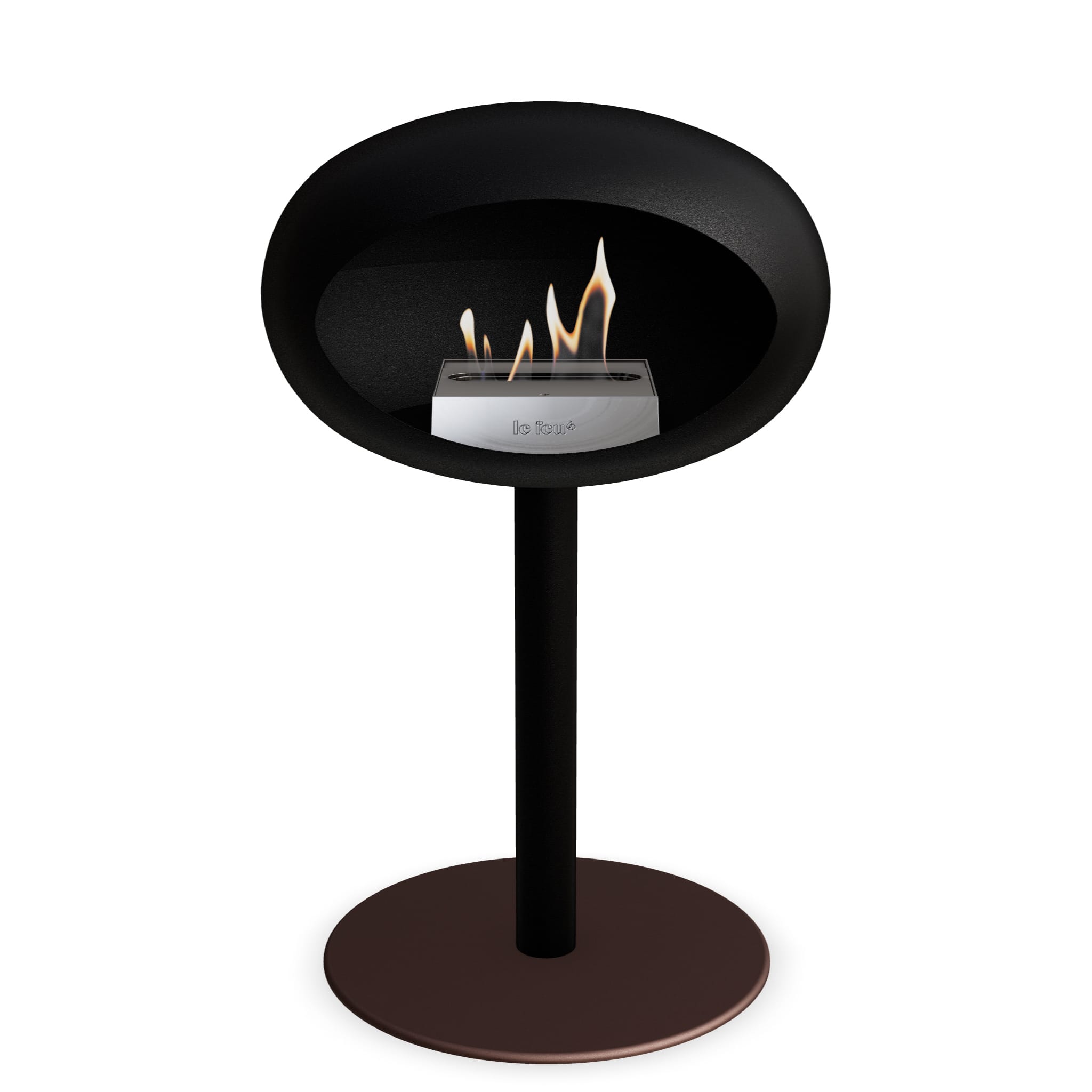 Le Feu Steel Low Dome <br>Black Nüline Distribution Fireplaces art-noise.myshopify.com le-feu-steel-low-dome-br-black