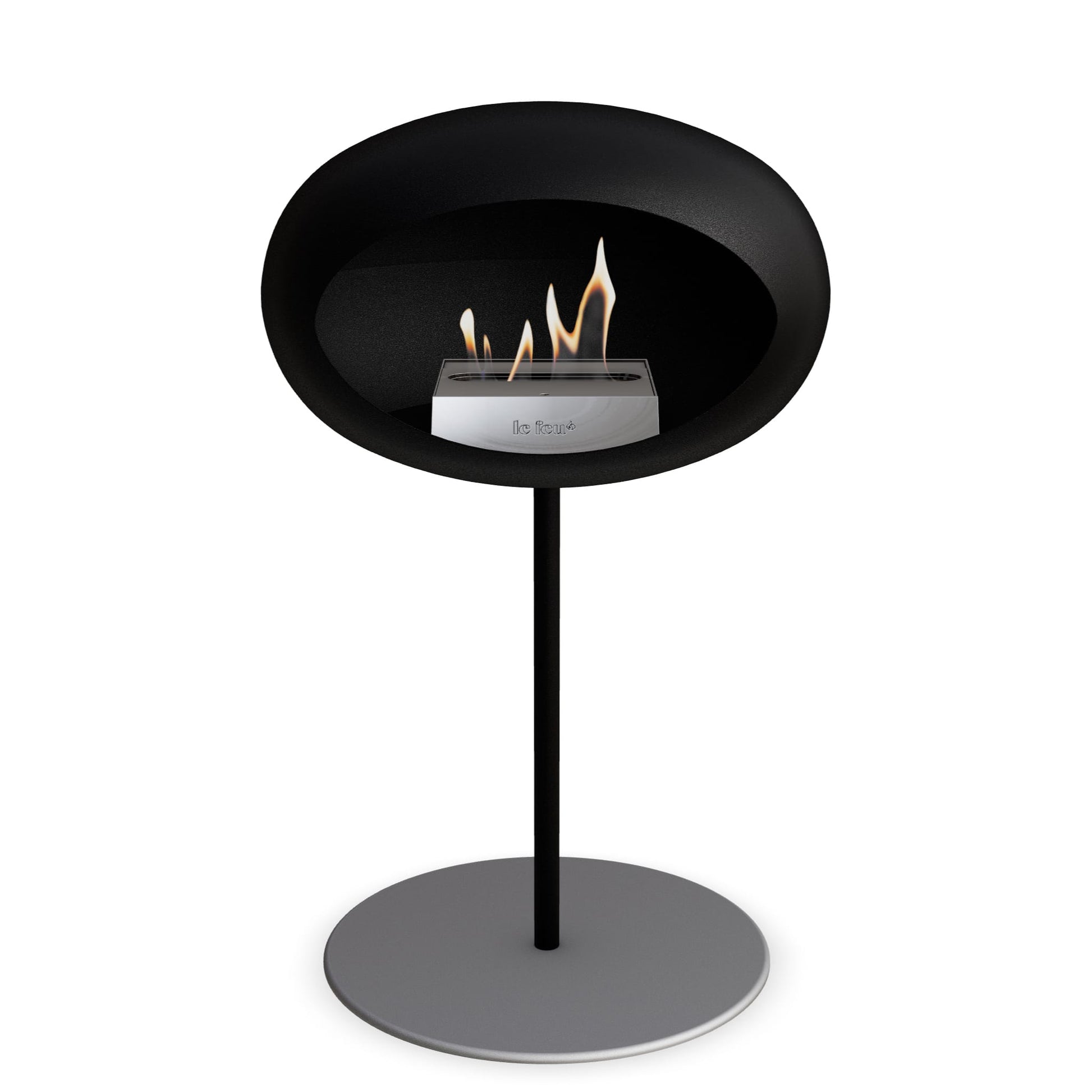 Le Feu Steel Low Dome <br>Black Nüline Distribution Fireplaces art-noise.myshopify.com le-feu-steel-low-dome-br-black