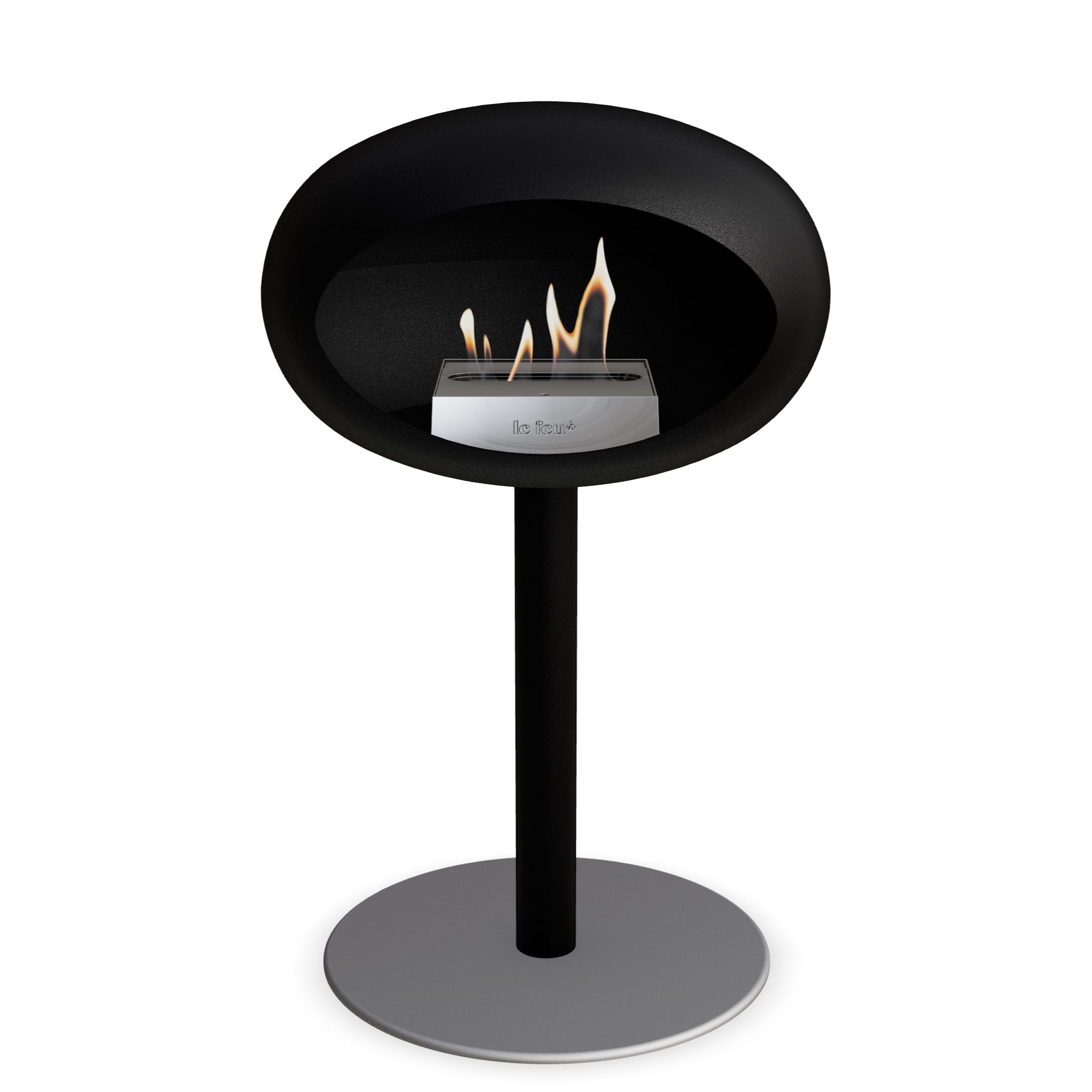 Le Feu Steel Low Dome <br>Black Nüline Distribution Fireplaces art-noise.myshopify.com le-feu-steel-low-dome-br-black