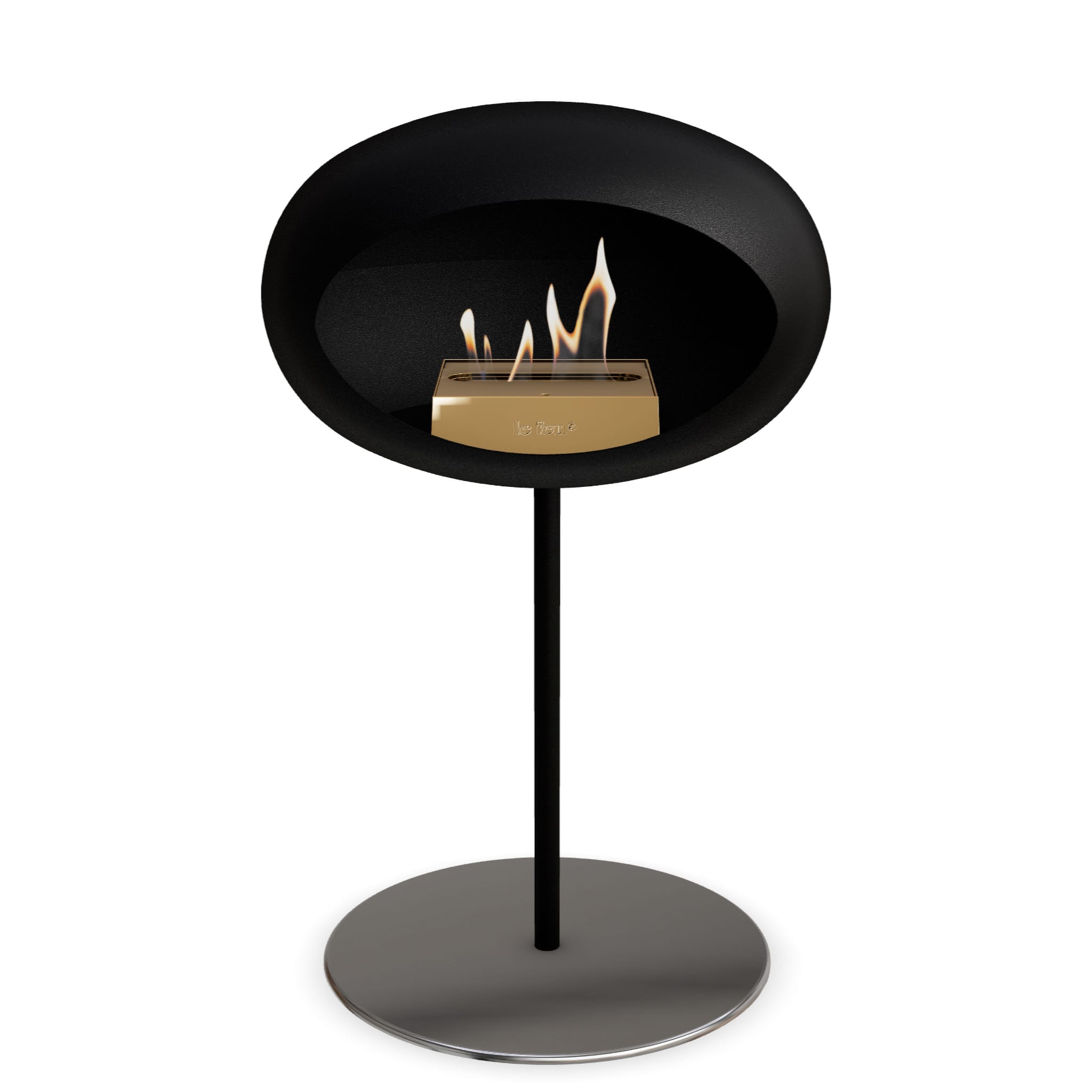 Le Feu Steel Low Dome <br>Black Nüline Distribution Fireplaces art-noise.myshopify.com le-feu-steel-low-dome-br-black