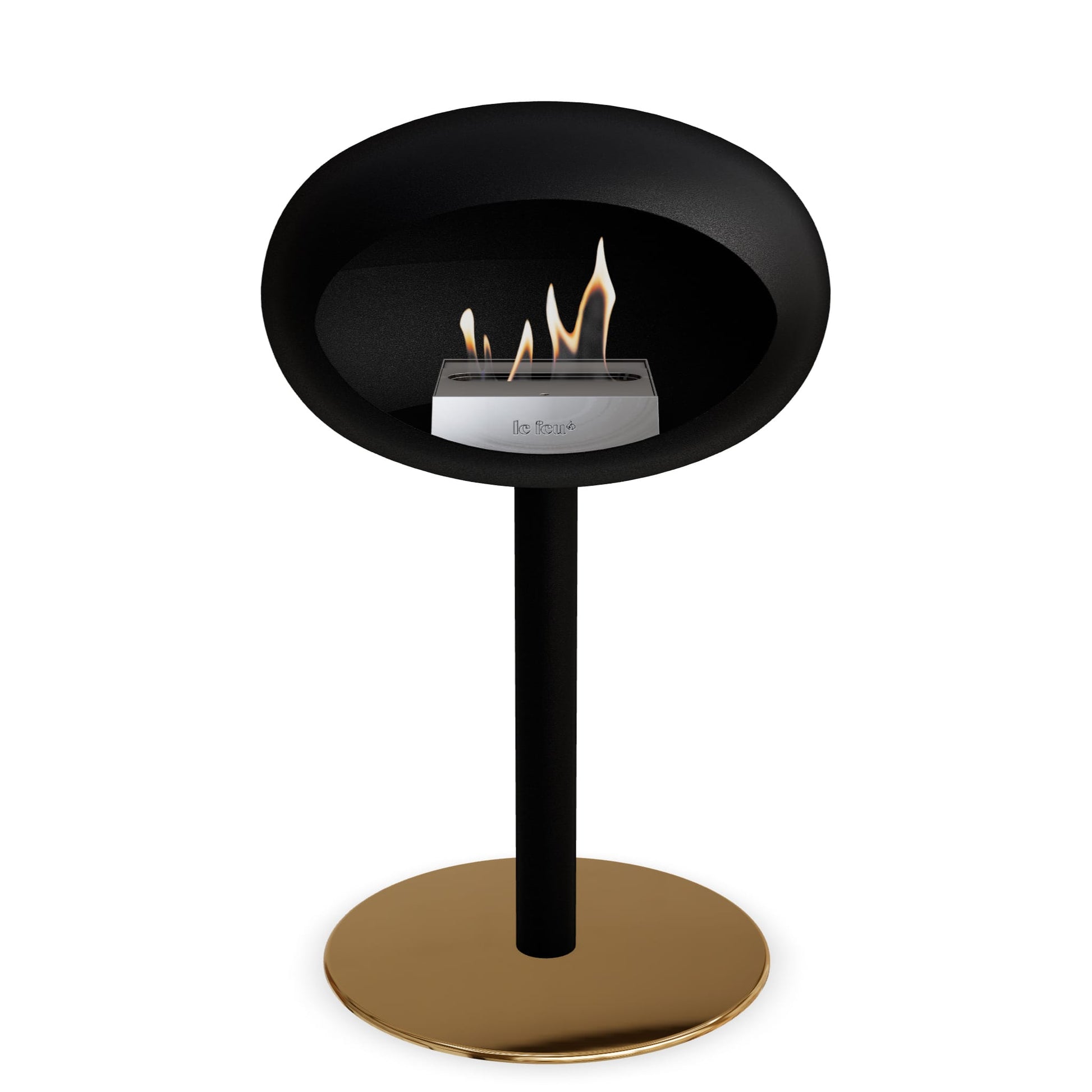Le Feu Steel Low Dome <br>Black Nüline Distribution Fireplaces art-noise.myshopify.com le-feu-steel-low-dome-br-black