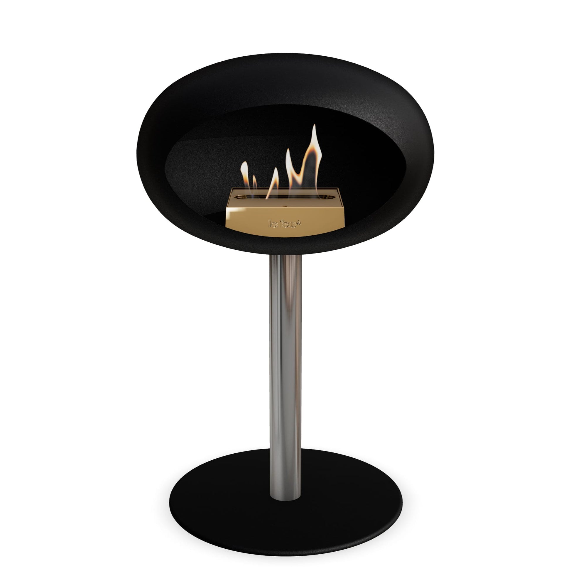 Le Feu Steel Low Dome <br>Black Nüline Distribution Fireplaces art-noise.myshopify.com le-feu-steel-low-dome-br-black