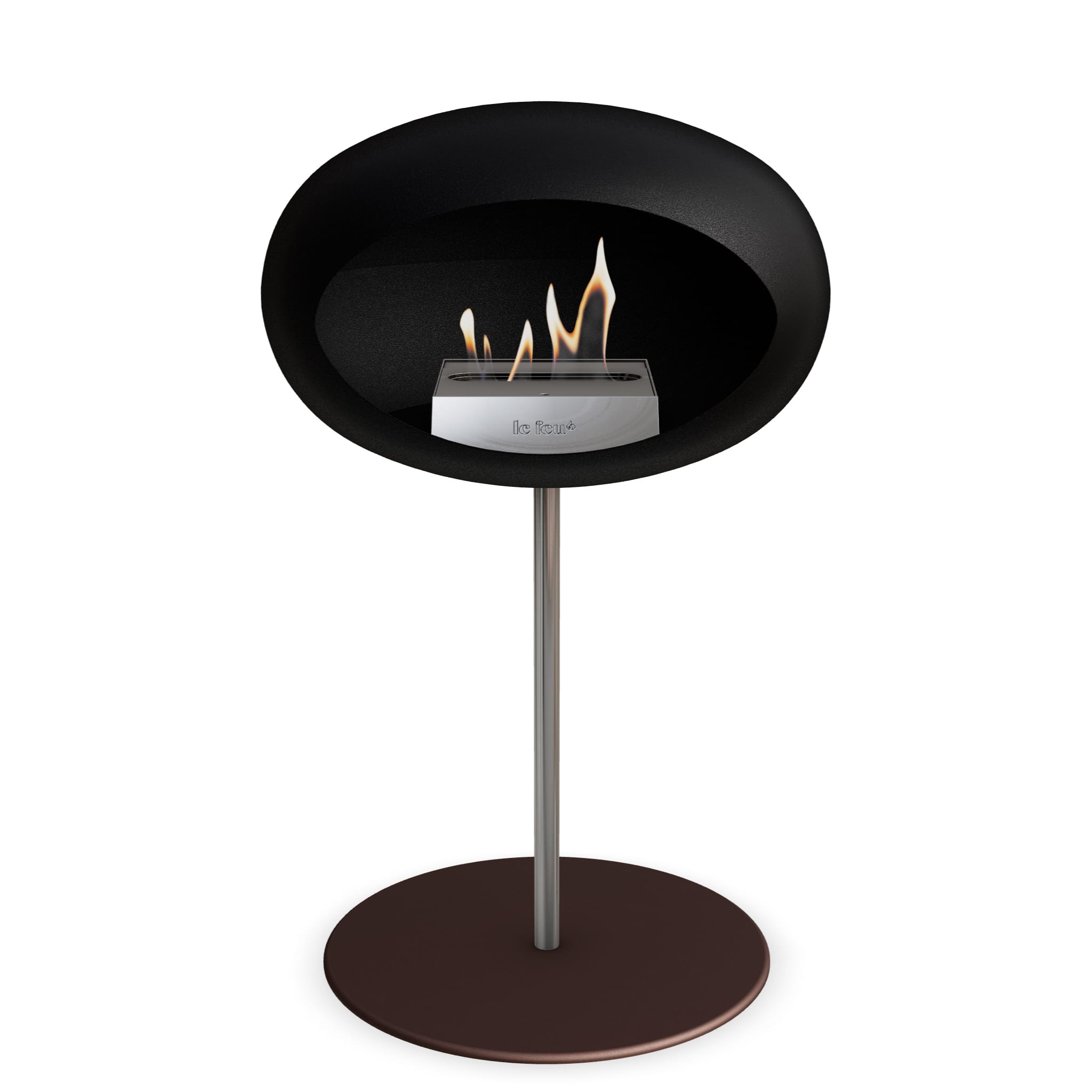 Le Feu Steel Low Dome <br>Black Nüline Distribution Fireplaces art-noise.myshopify.com le-feu-steel-low-dome-br-black