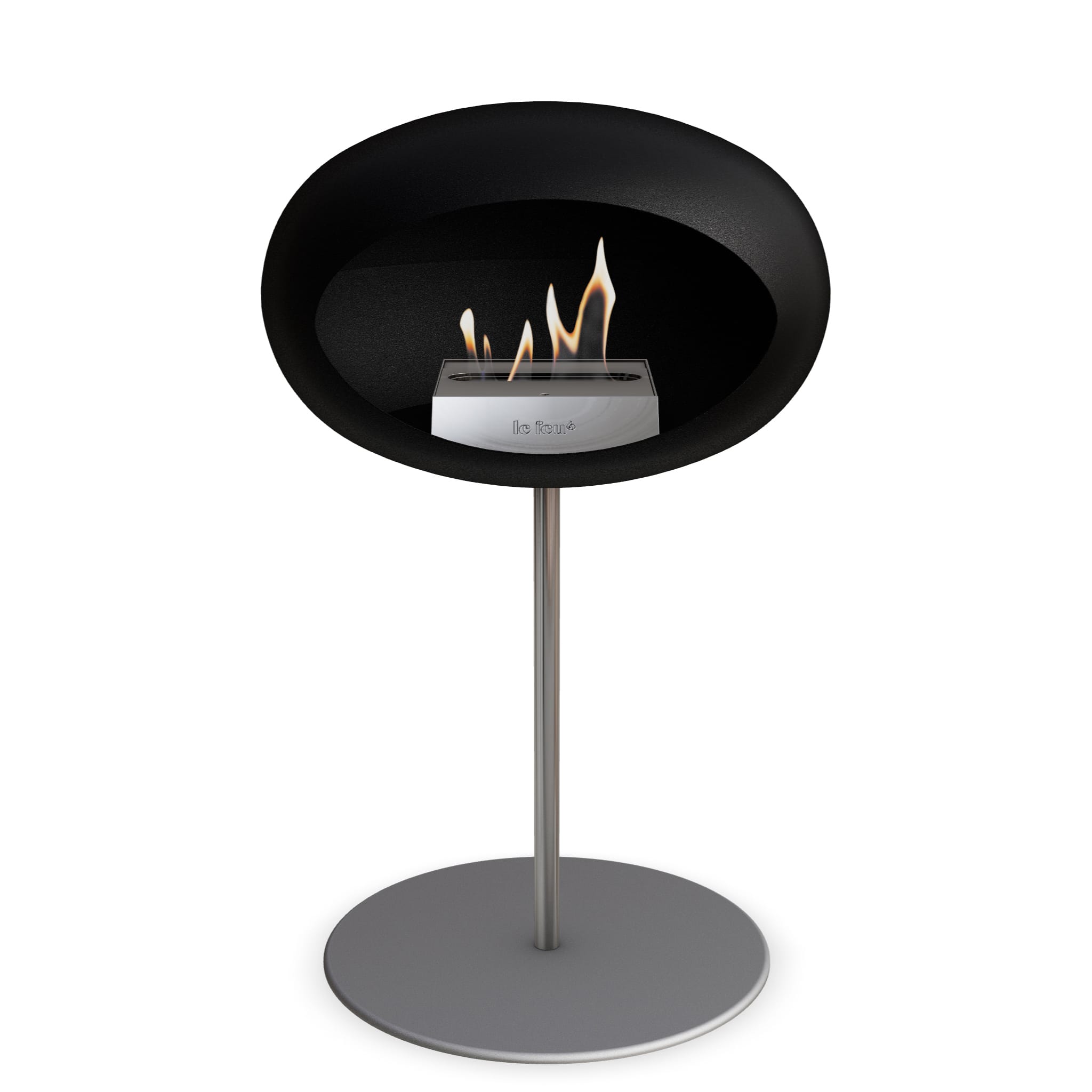 Le Feu Steel Low Dome <br>Black Nüline Distribution Fireplaces art-noise.myshopify.com le-feu-steel-low-dome-br-black