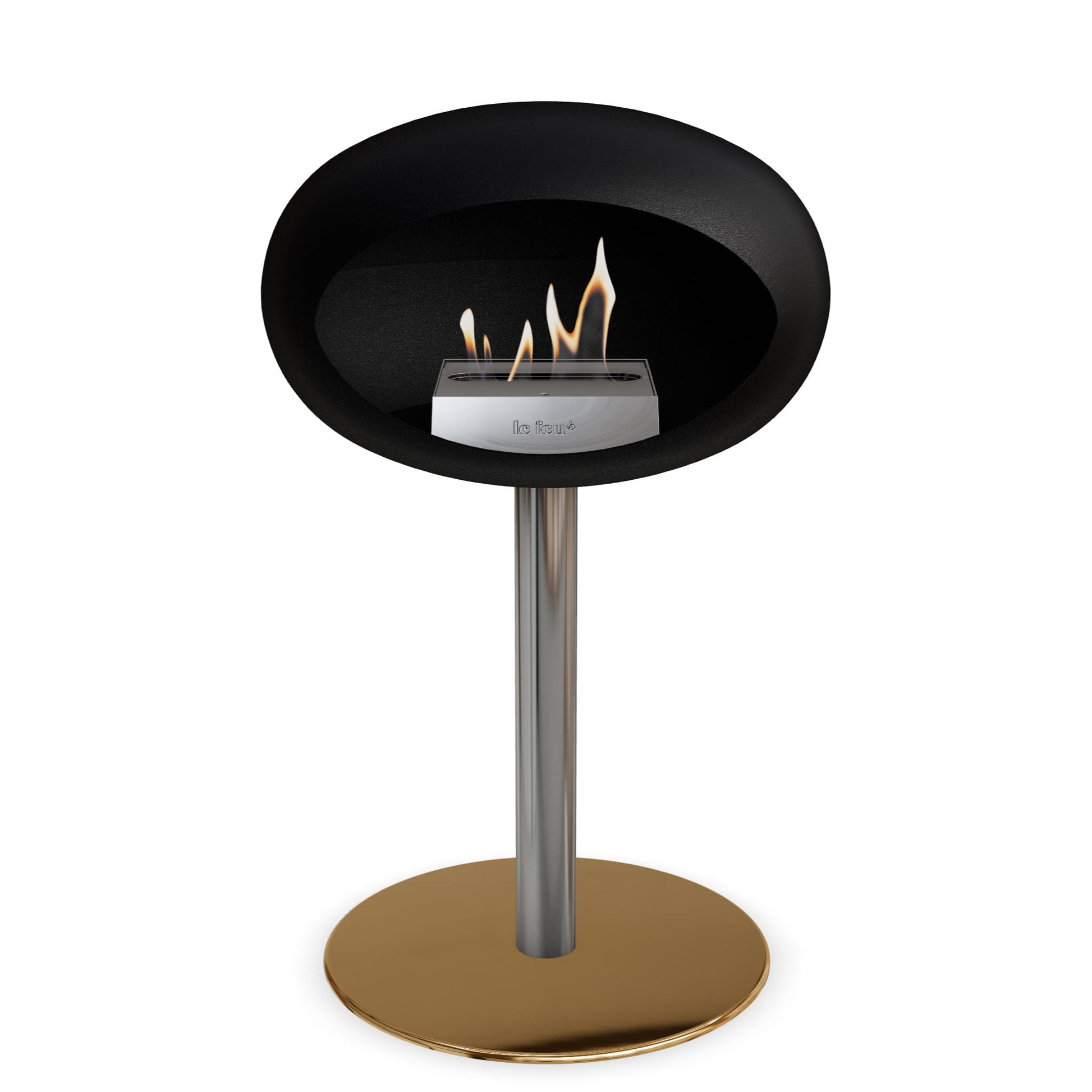 Le Feu Steel Low Dome <br>Black Nüline Distribution Fireplaces art-noise.myshopify.com le-feu-steel-low-dome-br-black