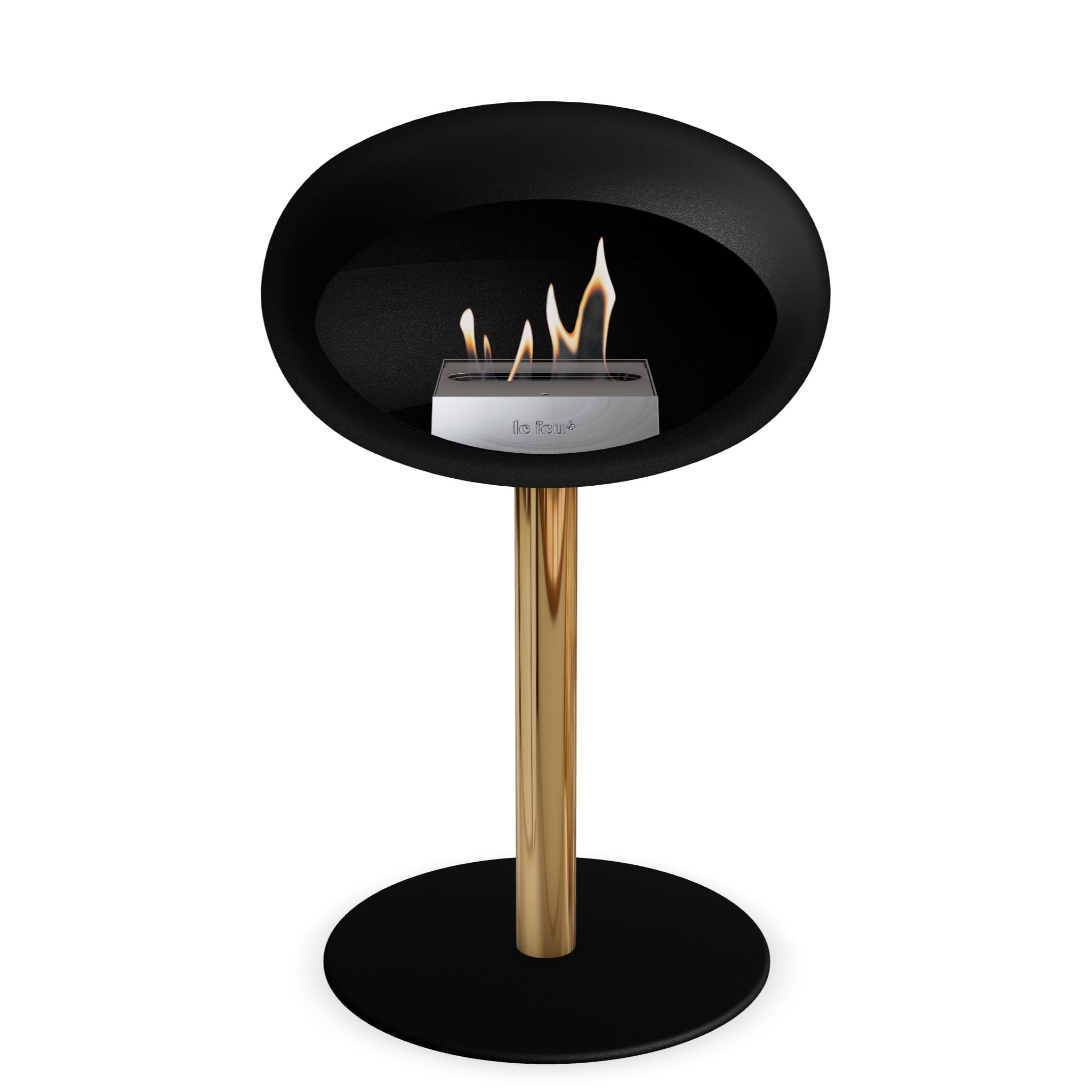 Le Feu Steel Low Dome <br>Black Nüline Distribution Fireplaces art-noise.myshopify.com le-feu-steel-low-dome-br-black