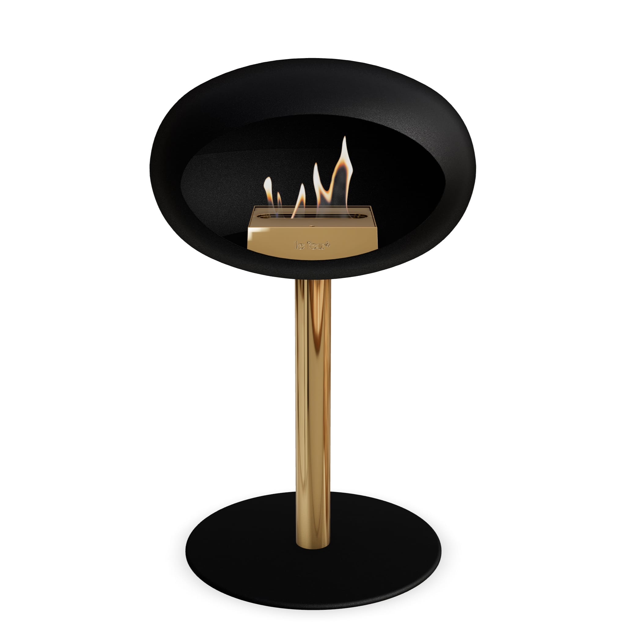 Le Feu Steel Low Dome <br>Black Nüline Distribution Fireplaces art-noise.myshopify.com le-feu-steel-low-dome-br-black