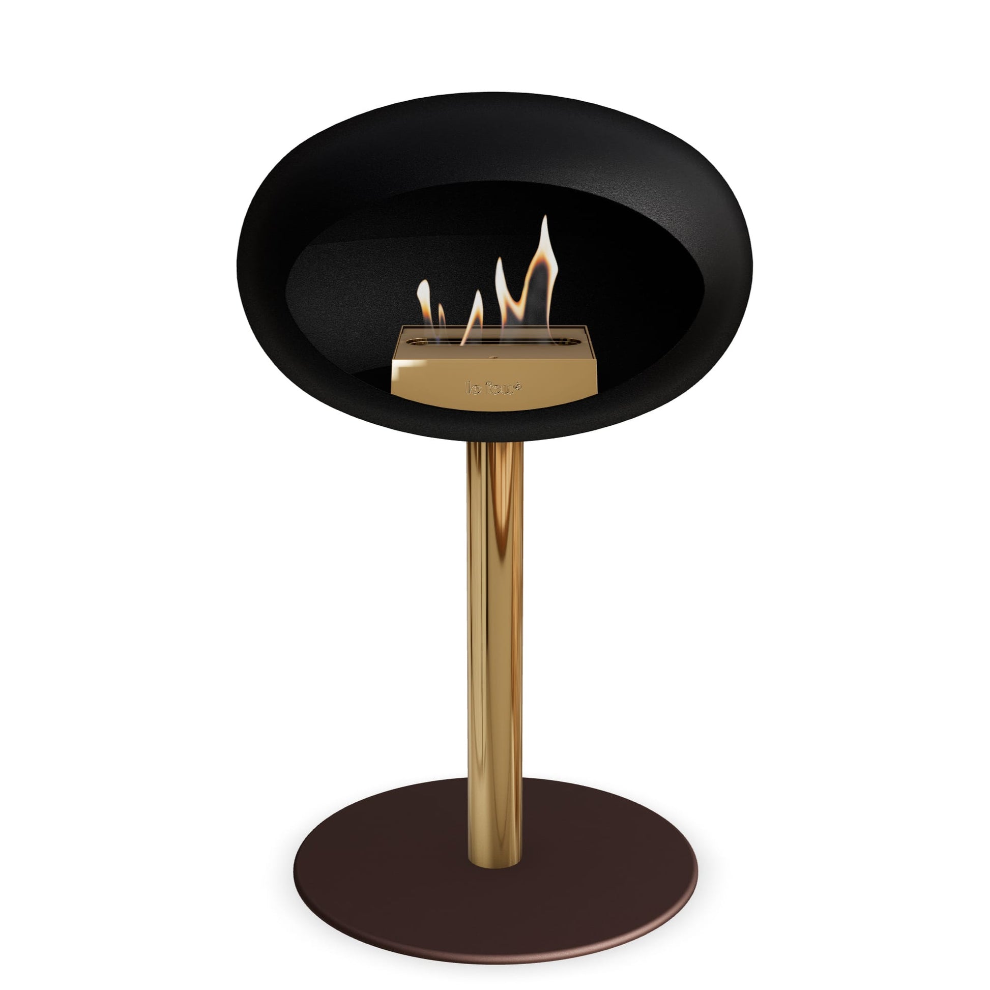 Le Feu Steel Low Dome <br>Black Nüline Distribution Fireplaces art-noise.myshopify.com le-feu-steel-low-dome-br-black