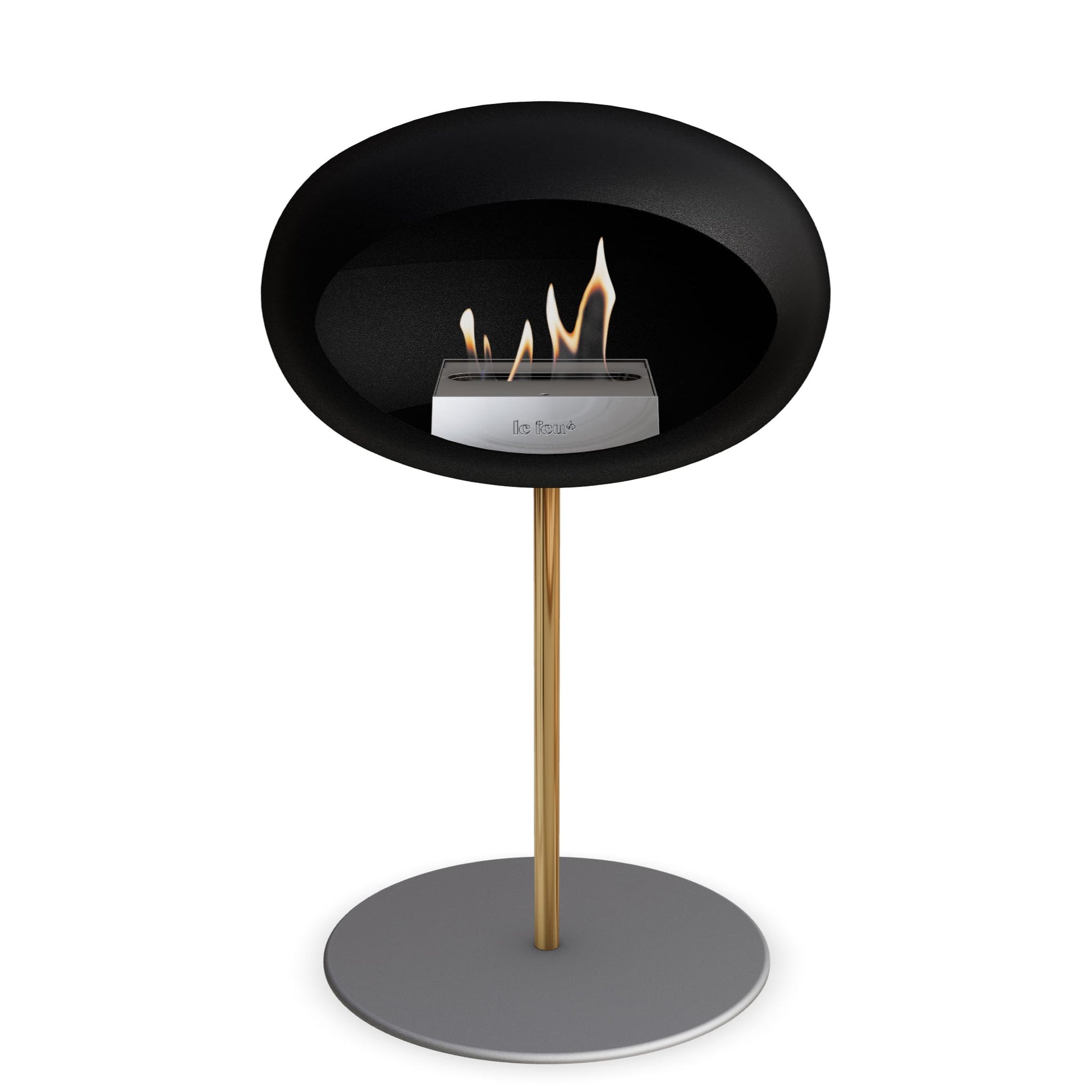 Le Feu Steel Low Dome <br>Black Nüline Distribution Fireplaces art-noise.myshopify.com le-feu-steel-low-dome-br-black