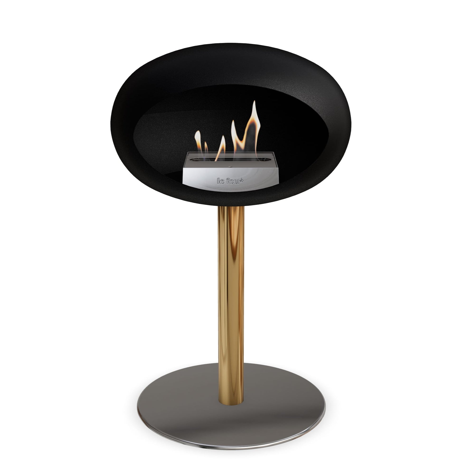 Le Feu Steel Low Dome <br>Black Nüline Distribution Fireplaces art-noise.myshopify.com le-feu-steel-low-dome-br-black