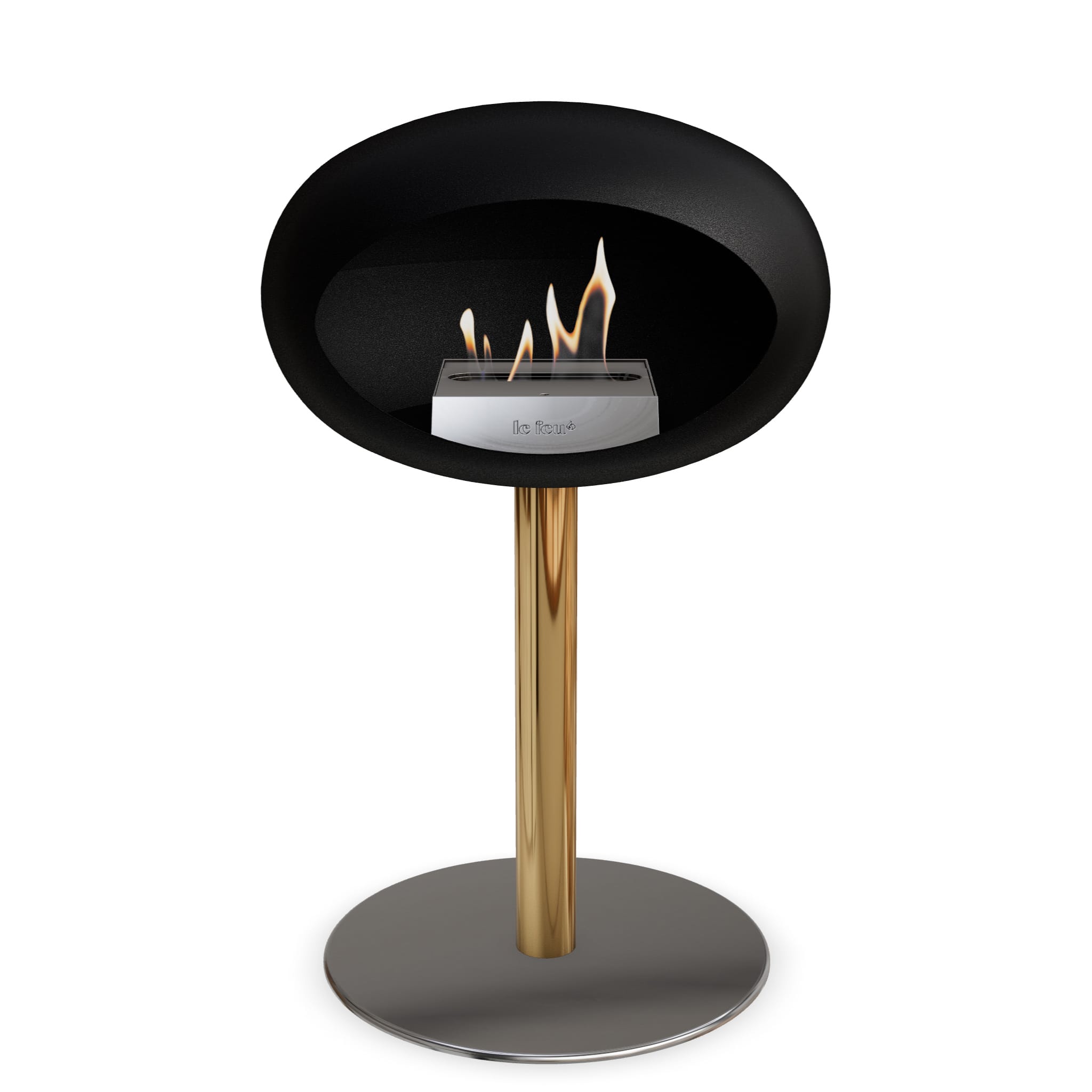 Le Feu Steel Low Dome <br>Black Nüline Distribution Fireplaces art-noise.myshopify.com le-feu-steel-low-dome-br-black