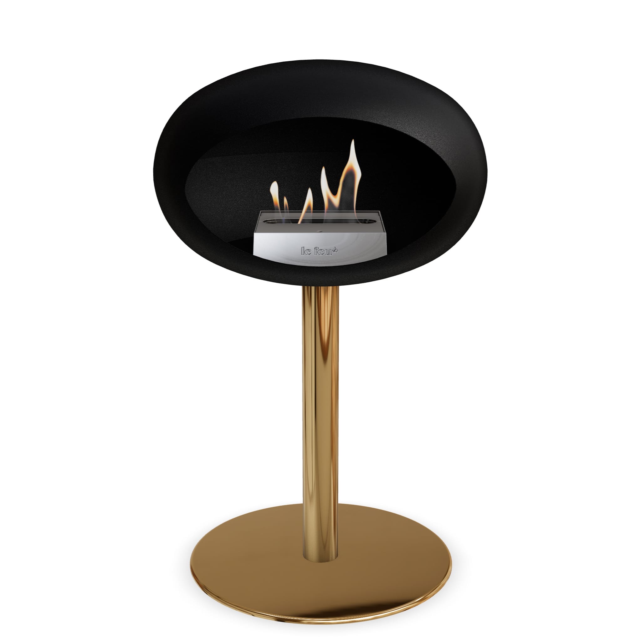 Le Feu Steel Low Dome <br>Black Nüline Distribution Fireplaces art-noise.myshopify.com le-feu-steel-low-dome-br-black