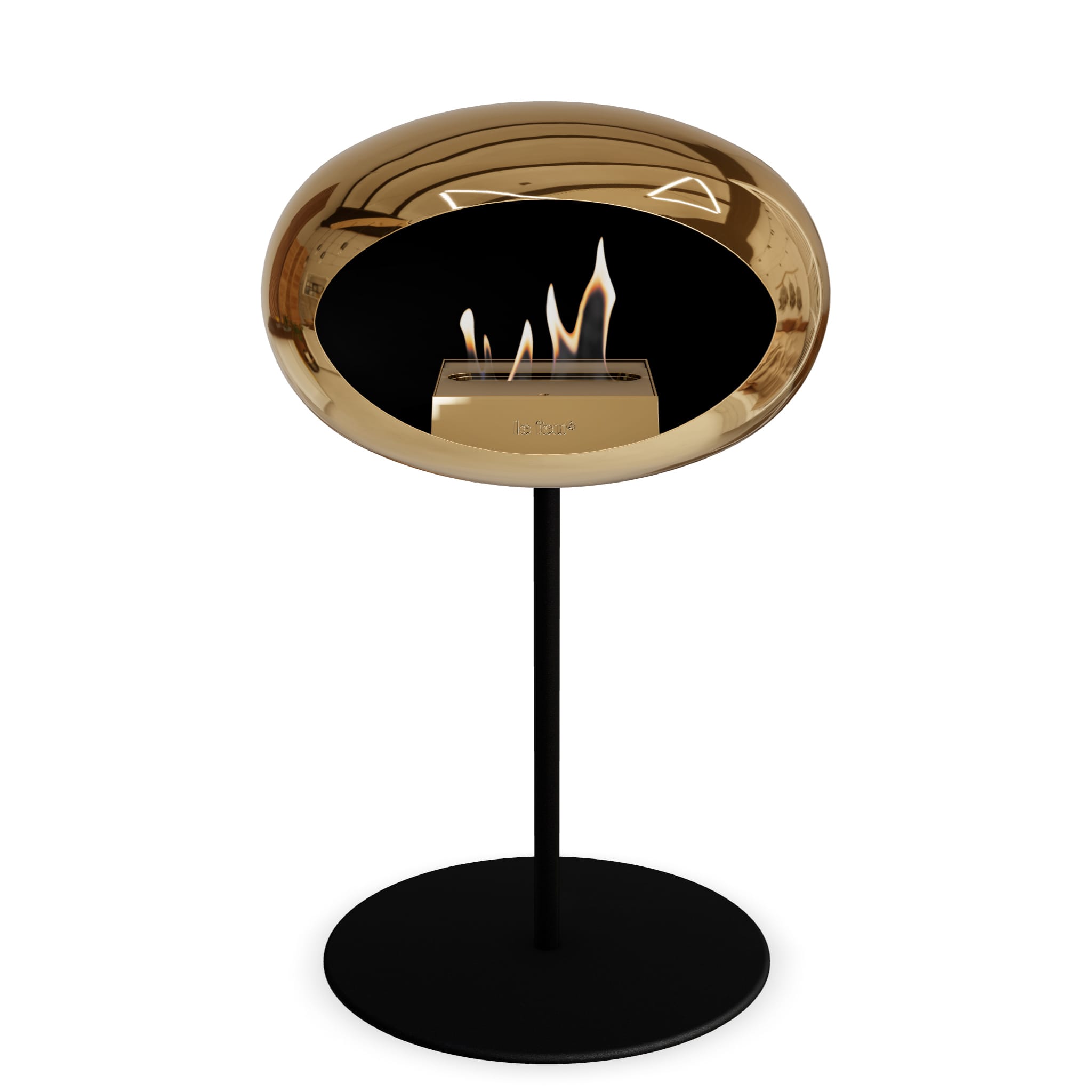 Le Feu Steel Low Dome <br>Chromed Rose Gold