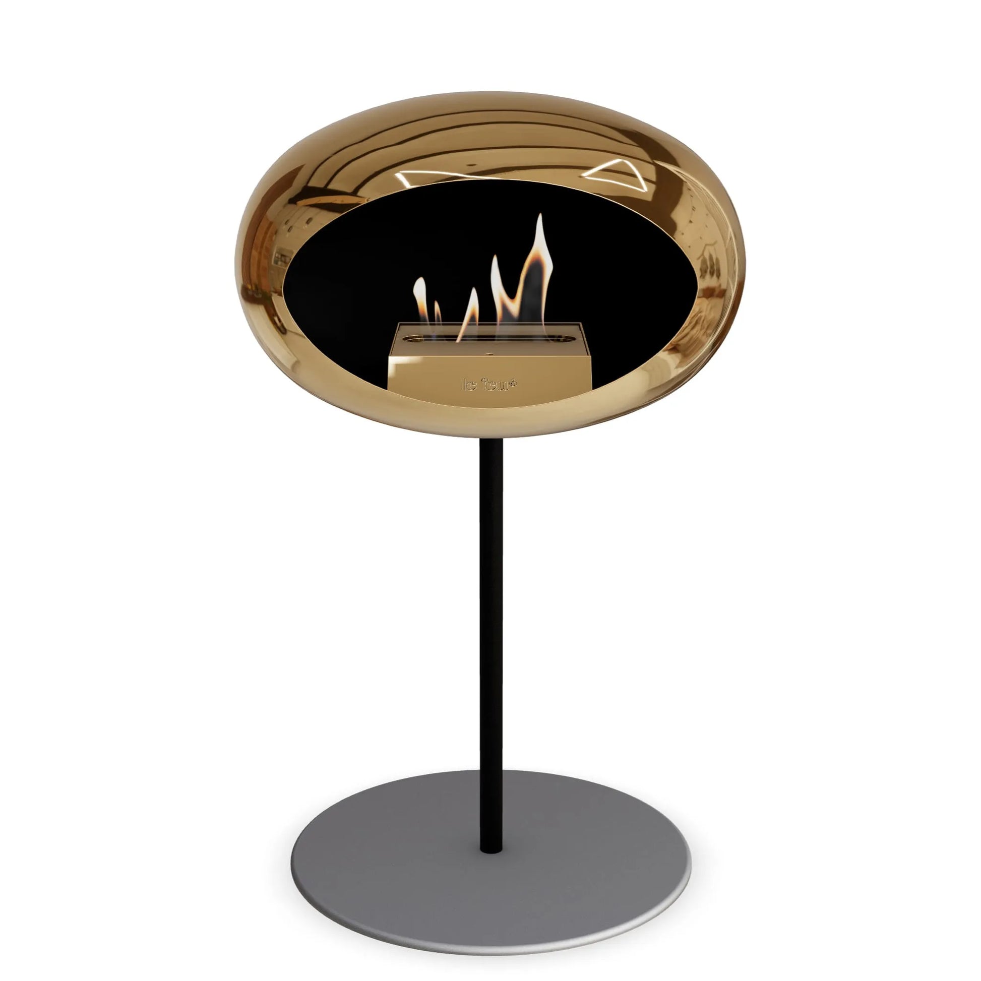  Le Feu Steel Low Dome <br>Chromed Rose Gold Nüline Distribution Fireplaces art-noise.myshopify.com le-feu-steel-low-dome-br-chromed-rose-gold