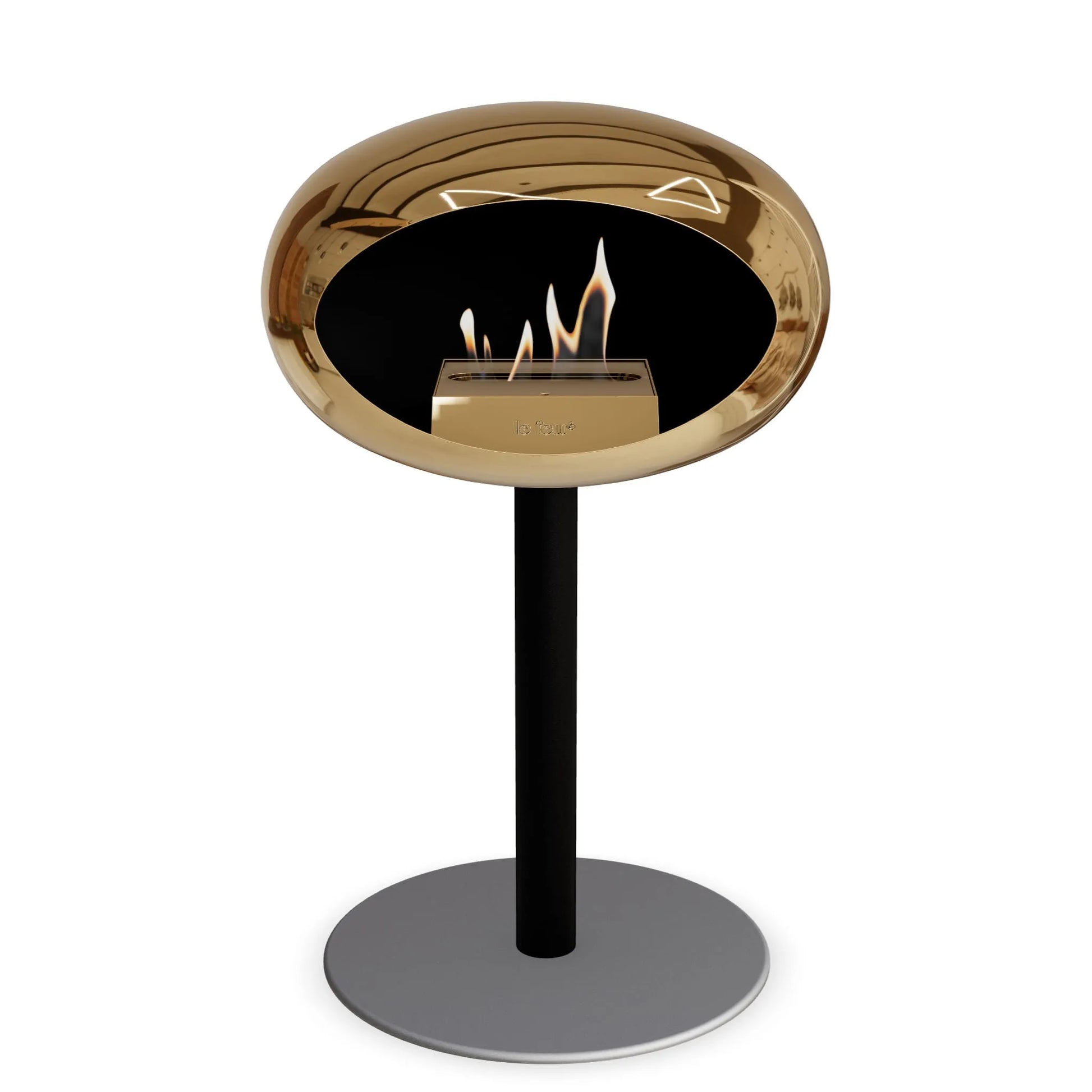  Le Feu Steel Low Dome <br>Chromed Rose Gold Nüline Distribution Fireplaces art-noise.myshopify.com le-feu-steel-low-dome-br-chromed-rose-gold