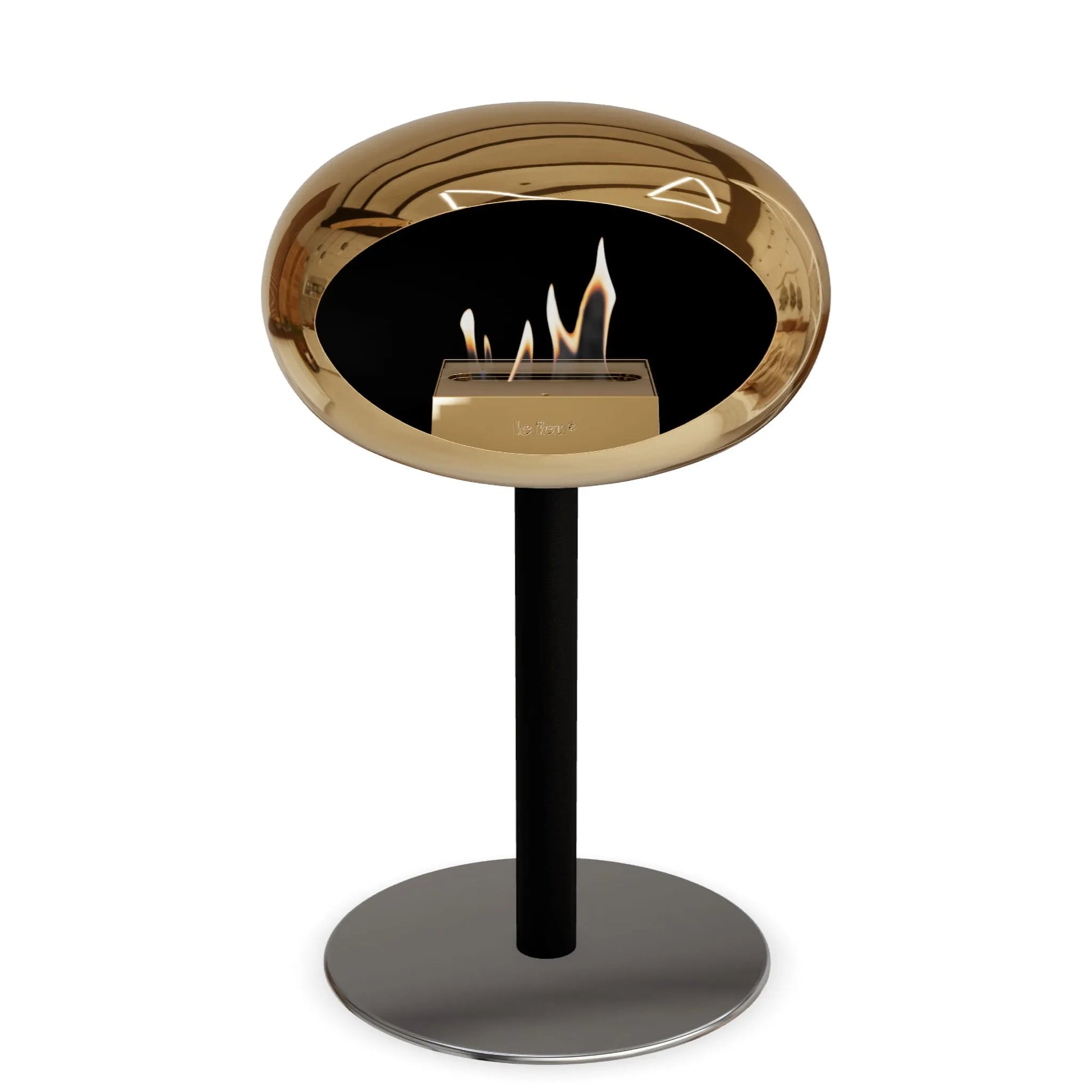  Le Feu Steel Low Dome <br>Chromed Rose Gold Nüline Distribution Fireplaces art-noise.myshopify.com le-feu-steel-low-dome-br-chromed-rose-gold