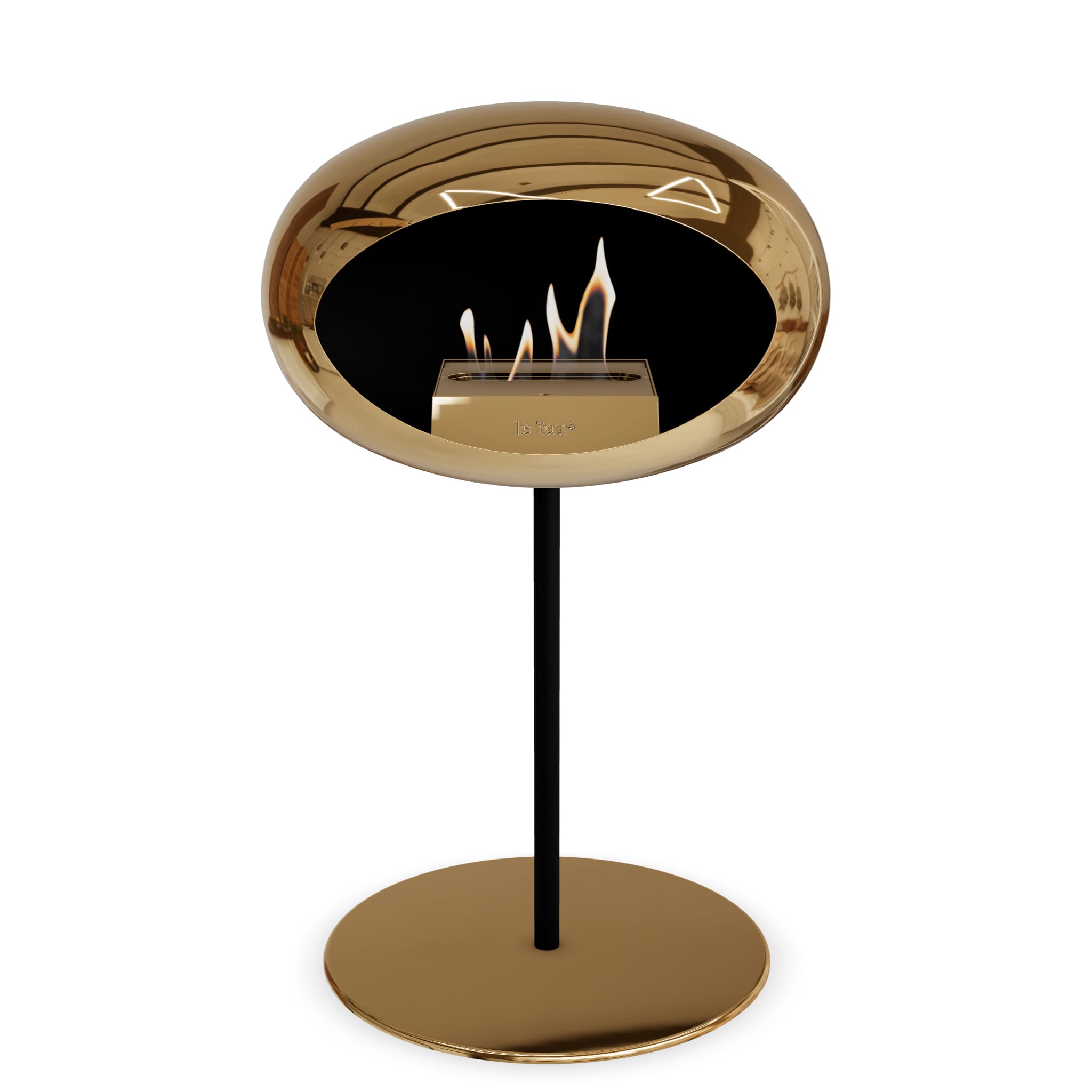 Le Feu Steel Low Dome <br>Chromed Rose Gold