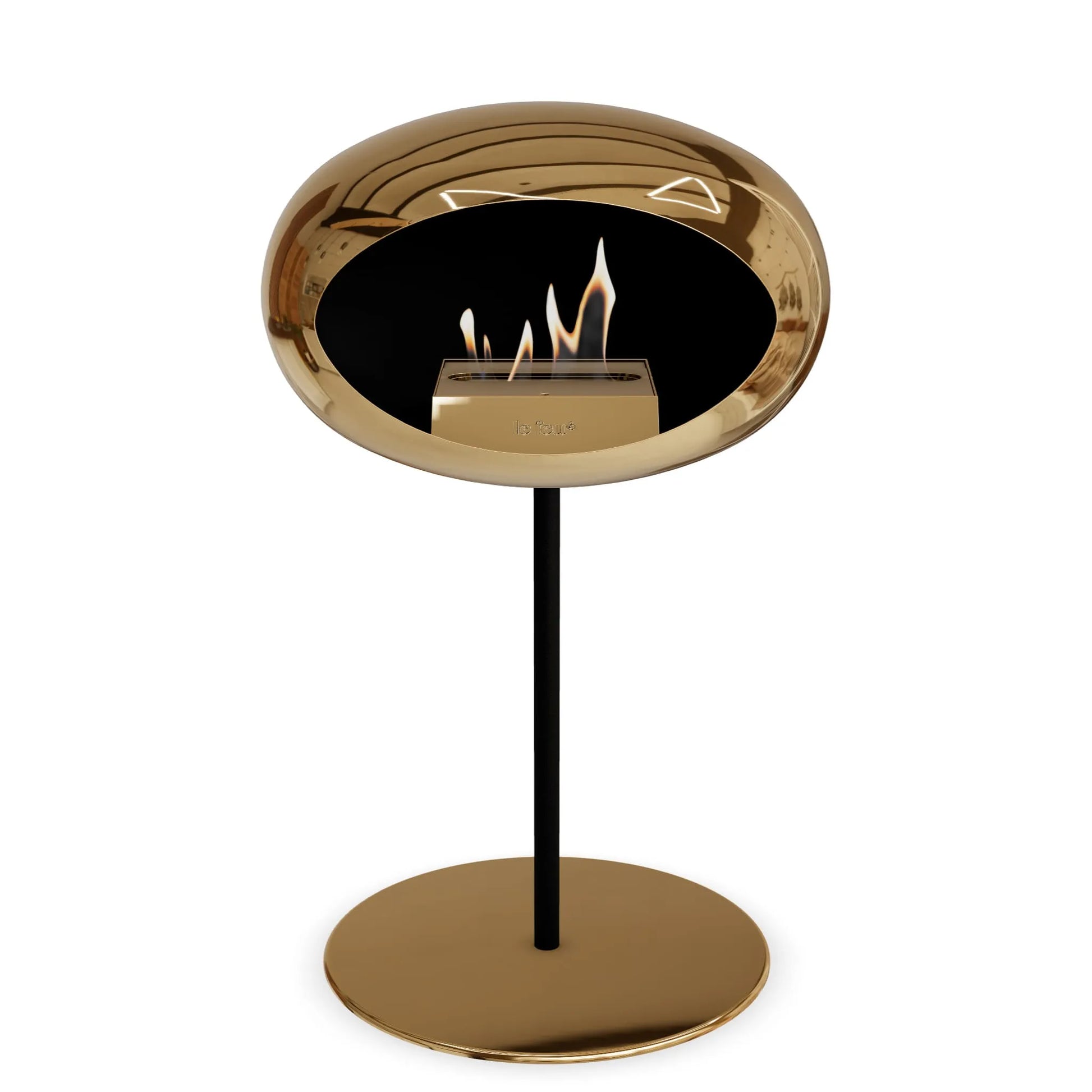  Le Feu Steel Low Dome <br>Chromed Rose Gold Nüline Distribution Fireplaces art-noise.myshopify.com le-feu-steel-low-dome-br-chromed-rose-gold