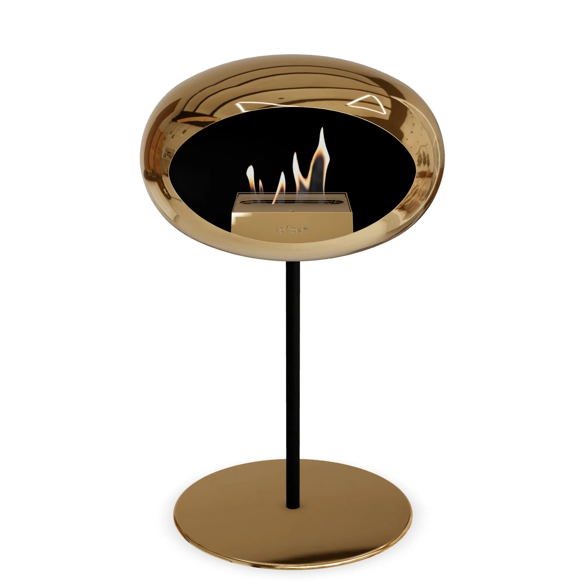  Le Feu Steel Low Dome <br>Chromed Rose Gold Nüline Distribution Fireplaces art-noise.myshopify.com le-feu-steel-low-dome-br-chromed-rose-gold