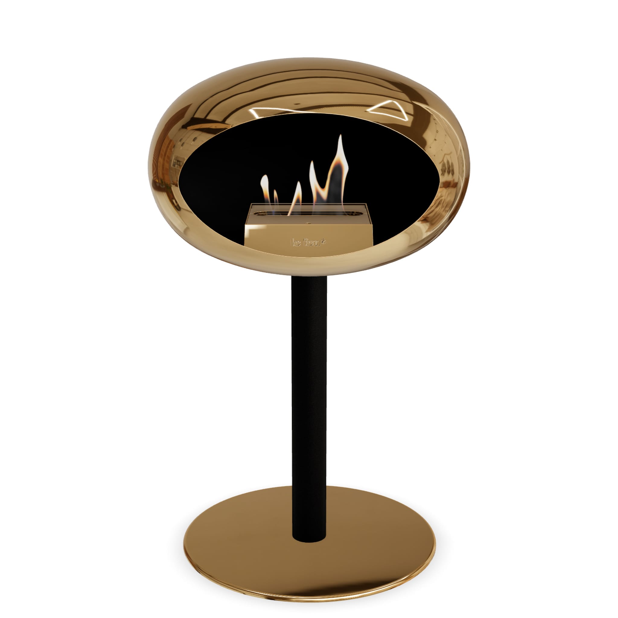 Le Feu Steel Low Dome <br>Chromed Rose Gold