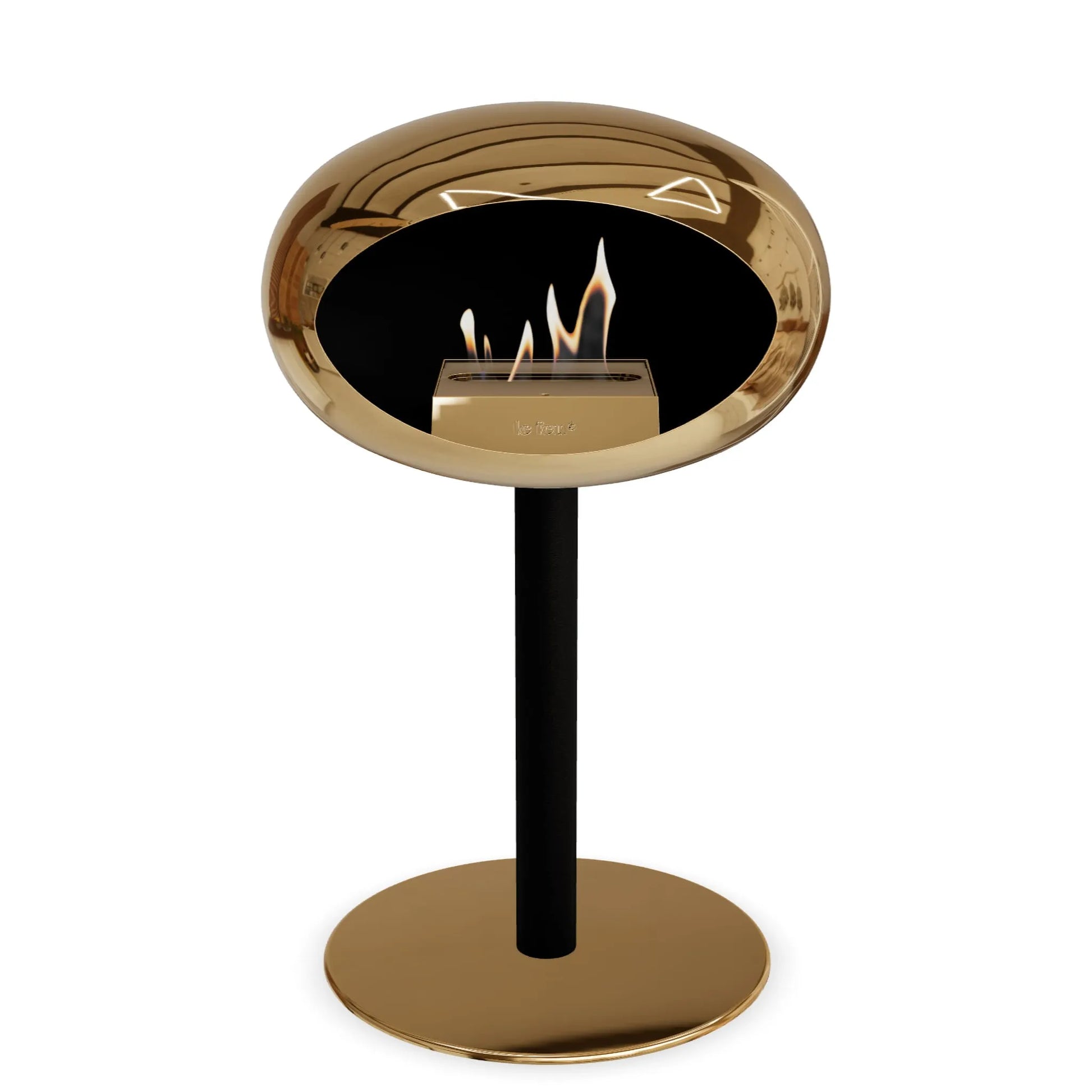  Le Feu Steel Low Dome <br>Chromed Rose Gold Nüline Distribution Fireplaces art-noise.myshopify.com le-feu-steel-low-dome-br-chromed-rose-gold