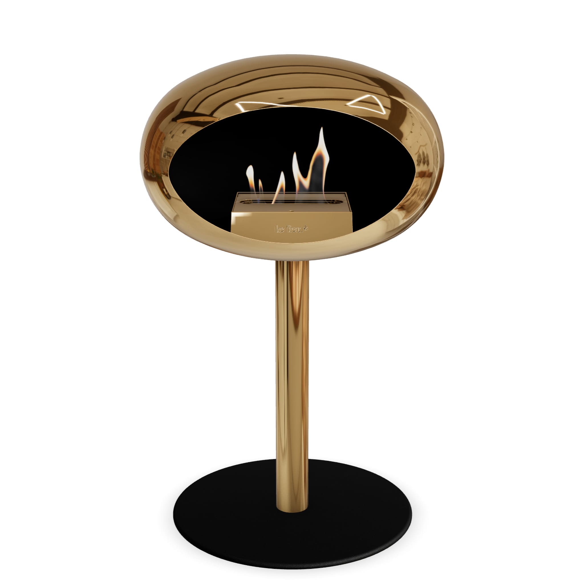 Le Feu Steel Low Dome <br>Chromed Rose Gold