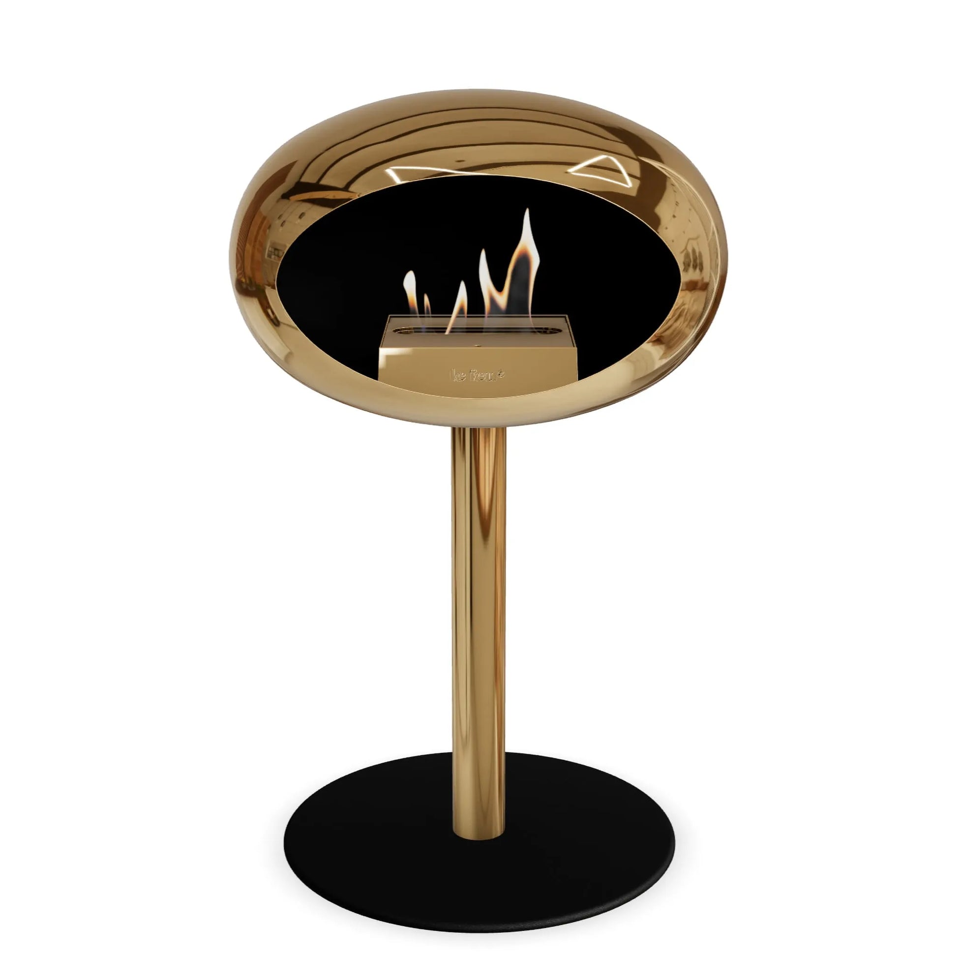  Le Feu Steel Low Dome <br>Chromed Rose Gold Nüline Distribution Fireplaces art-noise.myshopify.com le-feu-steel-low-dome-br-chromed-rose-gold