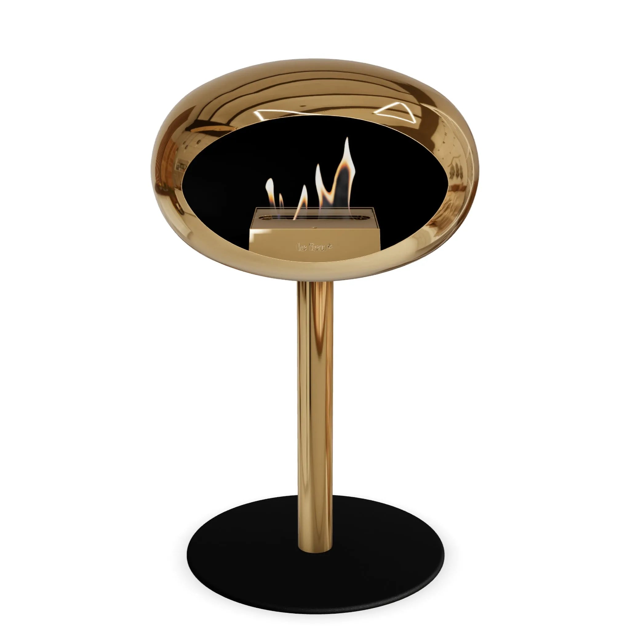  Le Feu Steel Low Dome <br>Chromed Rose Gold Nüline Distribution Fireplaces art-noise.myshopify.com le-feu-steel-low-dome-br-chromed-rose-gold