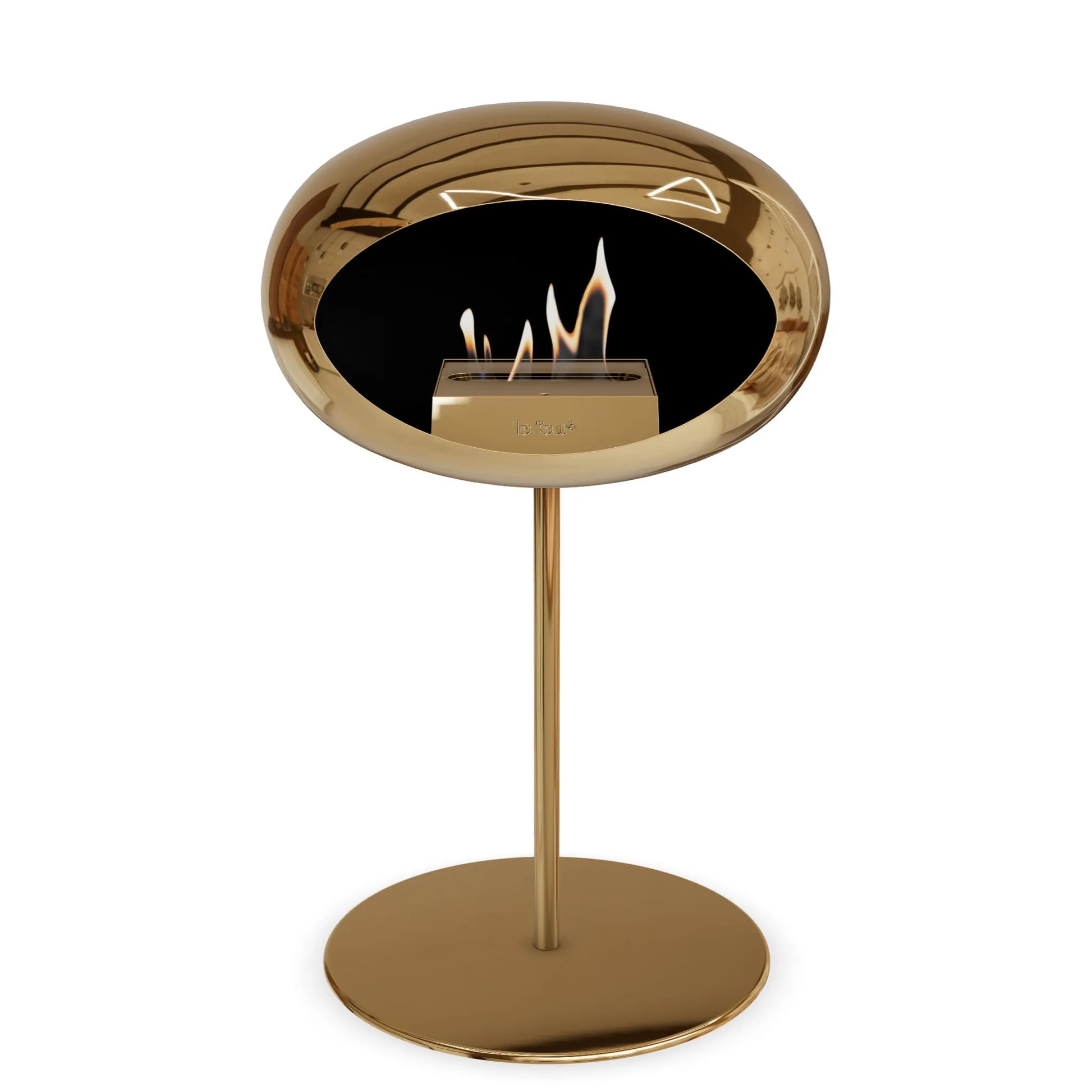  Le Feu Steel Low Dome <br>Chromed Rose Gold Nüline Distribution Fireplaces art-noise.myshopify.com le-feu-steel-low-dome-br-chromed-rose-gold