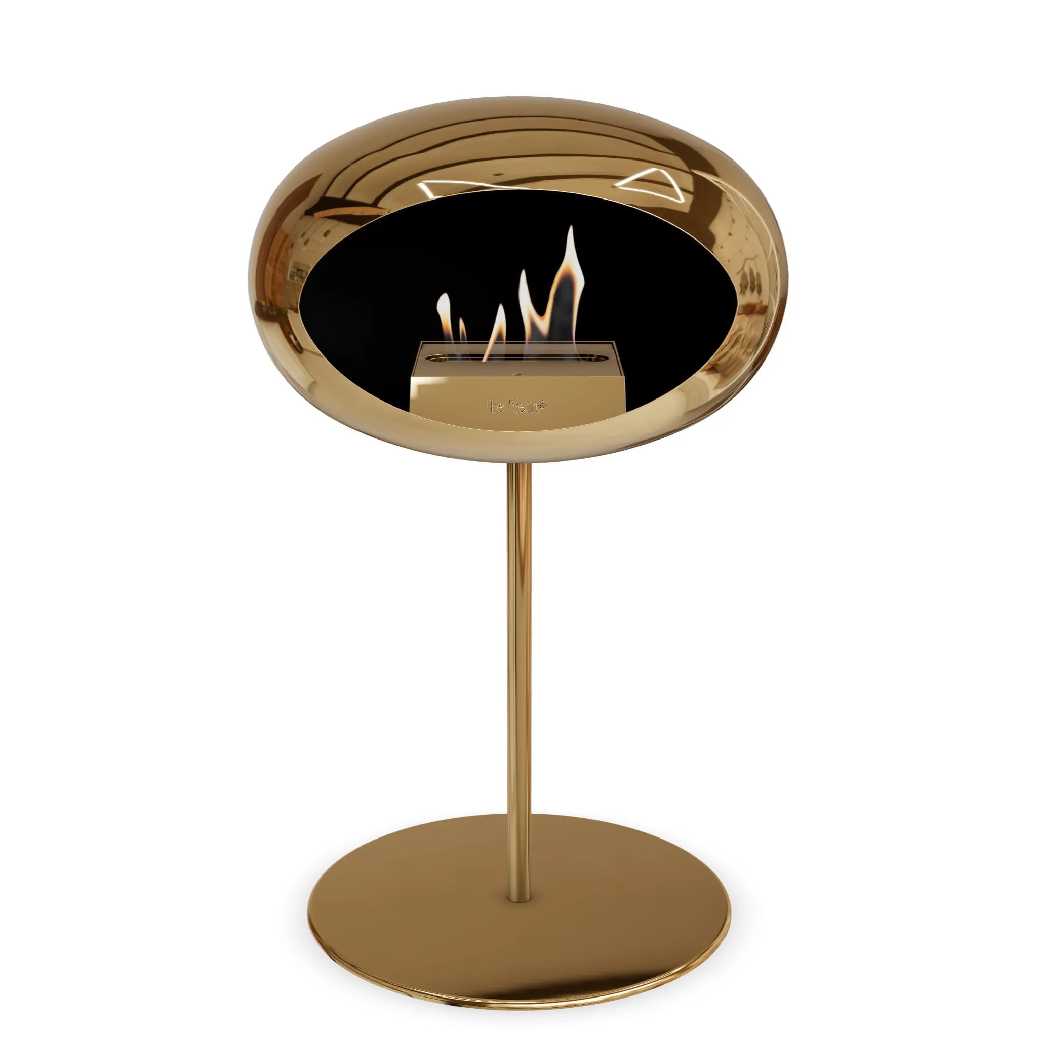  Le Feu Steel Low Dome <br>Chromed Rose Gold Nüline Distribution Fireplaces art-noise.myshopify.com le-feu-steel-low-dome-br-chromed-rose-gold