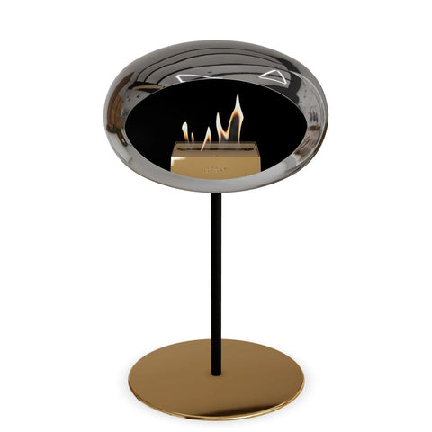  Le Feu Steel Low Dome <br>Chromed Silver Nüline Distribution Fireplaces art-noise.myshopify.com le-feu-steel-low-dome-br-chromed-silver