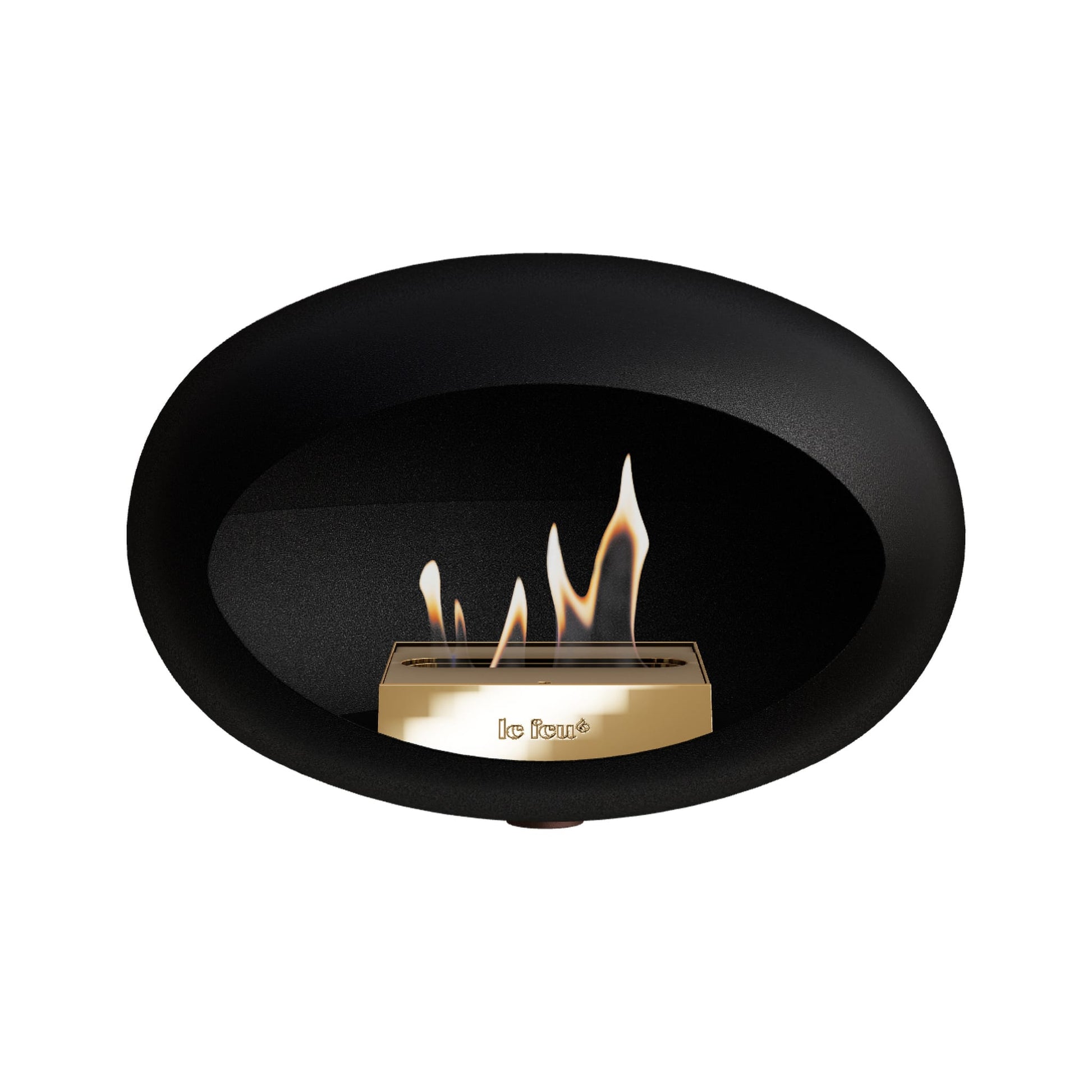 Le Feu Wall Dome <br>Black Nüline Distribution Fireplaces art-noise.myshopify.com le-feu-wall-dome-br-black
