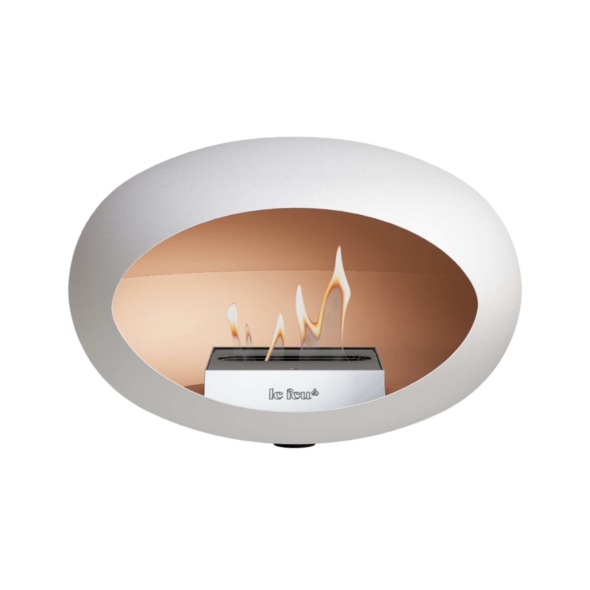 Le Feu Wall Dome <br>White Nüline Distribution Fireplaces art-noise.myshopify.com le-feu-wall-dome-br-white