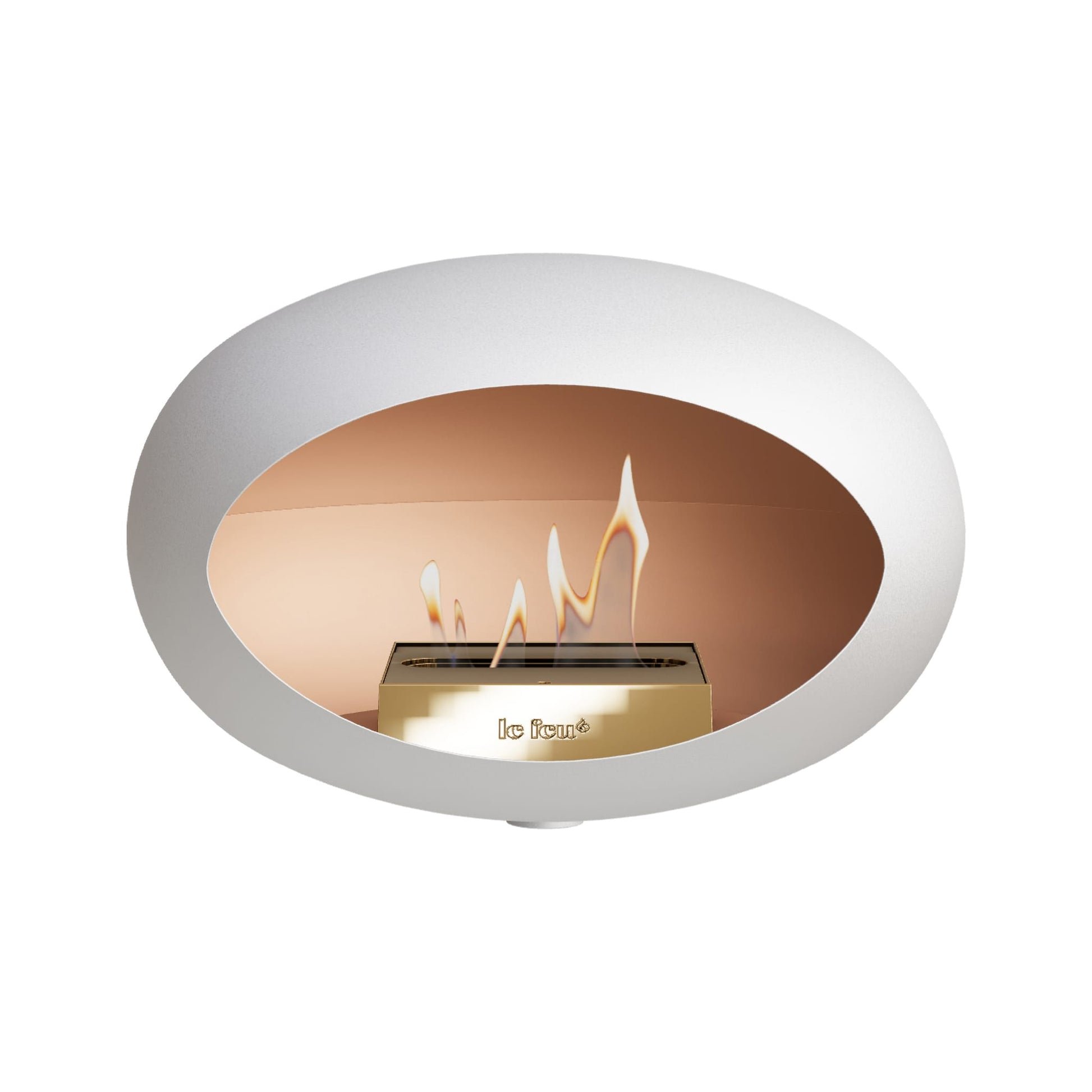 Le Feu Wall Dome <br>White Nüline Distribution Fireplaces art-noise.myshopify.com le-feu-wall-dome-br-white