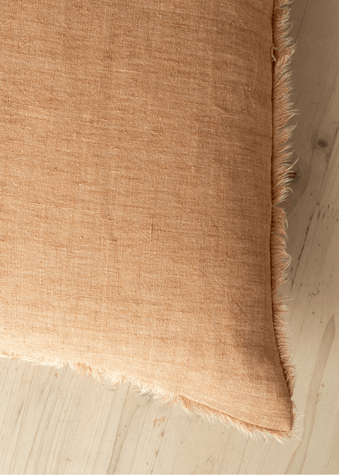 Lina Linen Pillow – Terracotta