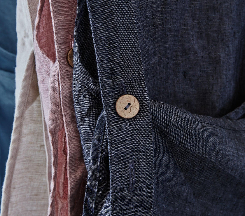 Linen Apron - Anthracite