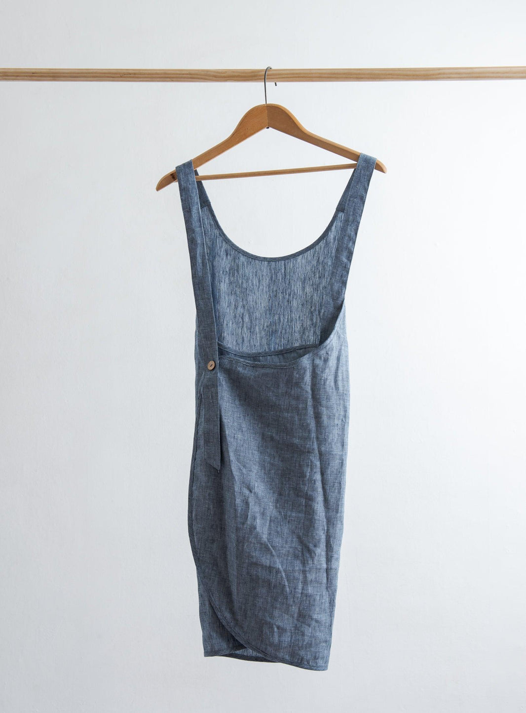Linen Apron - Navy