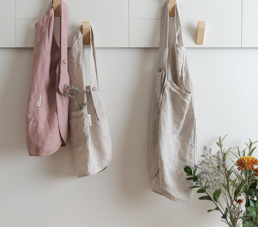 Linen Apron - Oat