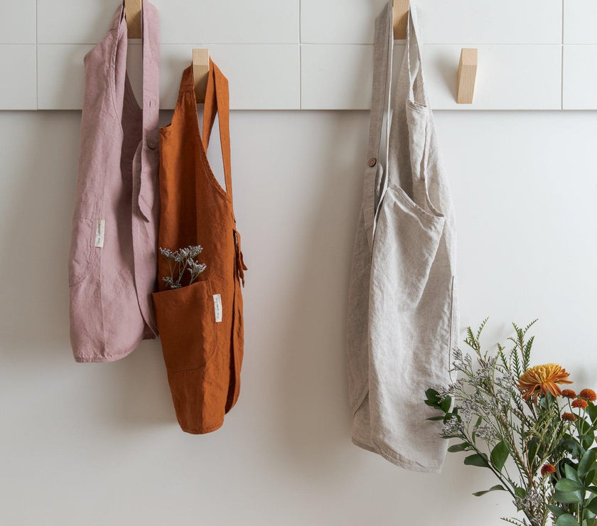 Linen Apron - Oat