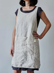 Linen Apron - Oat Confetti Mill Aprons art-noise.myshopify.com linen-apron-oat Linen Apron - Oat Confetti Mill Aprons art-noise.myshopify.com linen-apron-oat