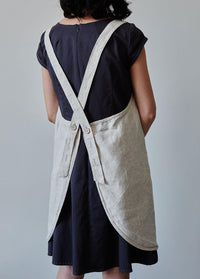 Linen Apron - Oat